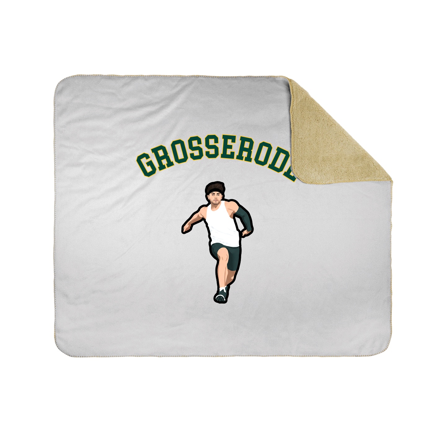 50x60 Sherpa Lined Throw Blanket