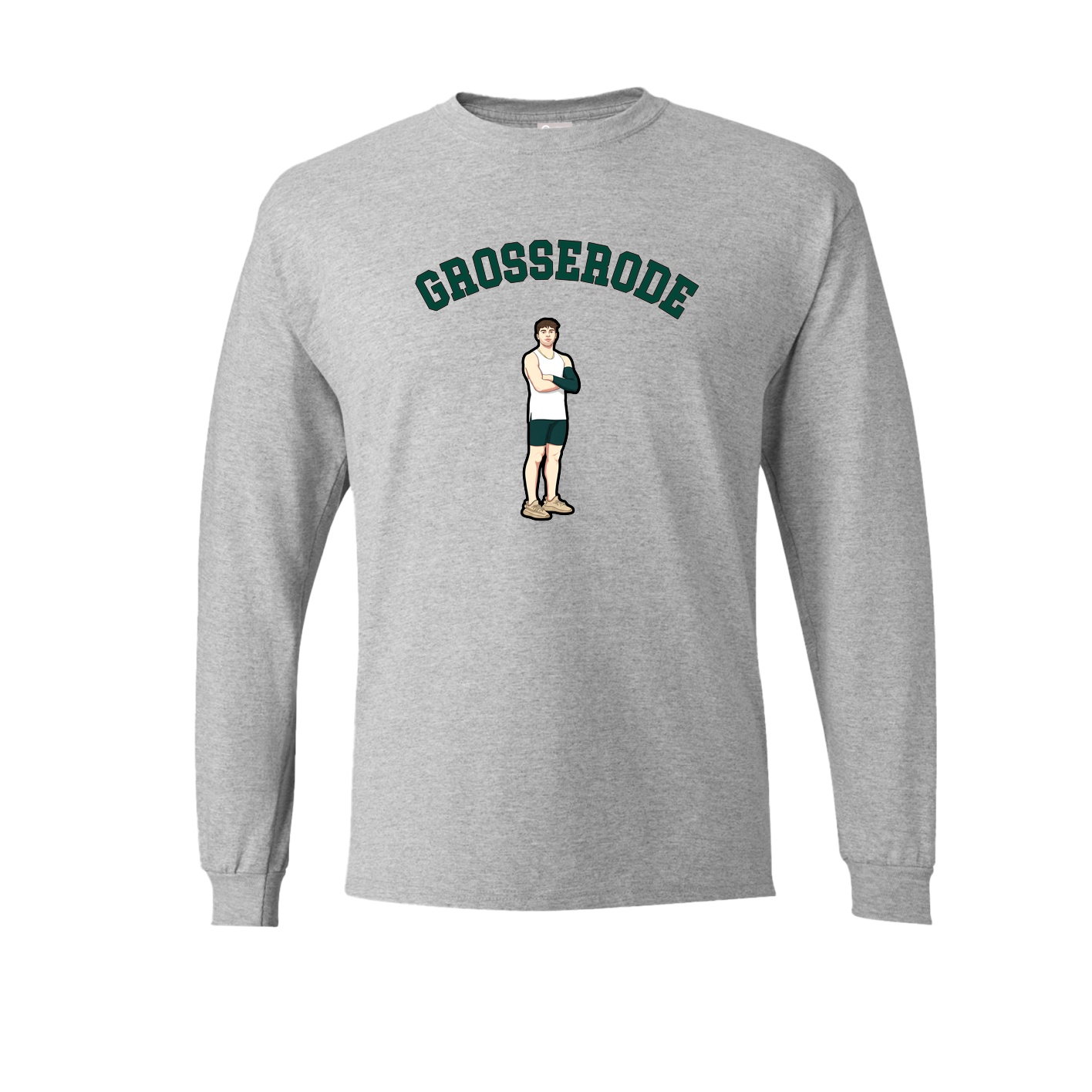 Long Sleeve Tee — Shirsey Arch in Grey