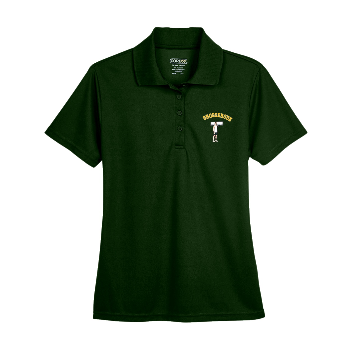 Womens Performance Polo — Shirsey Arch in Green