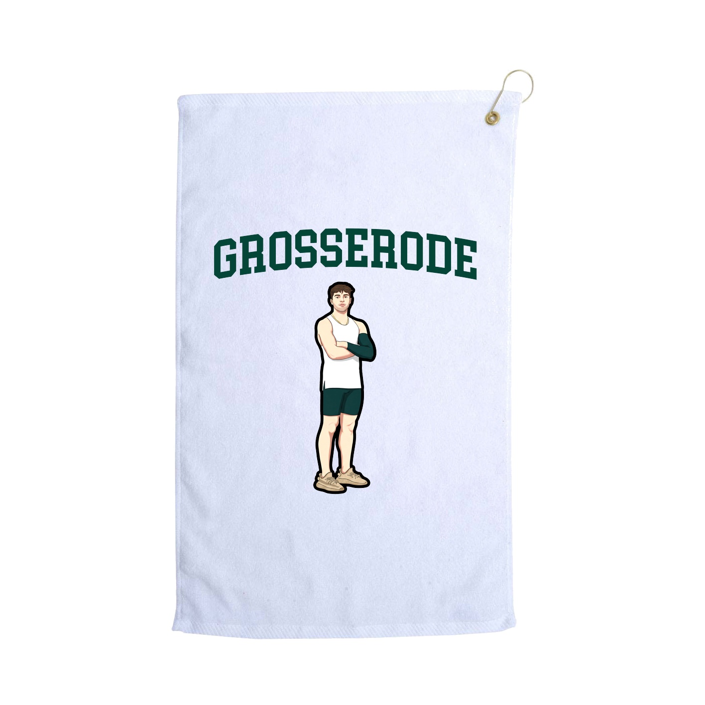 Golf Towel — Shirsey in White