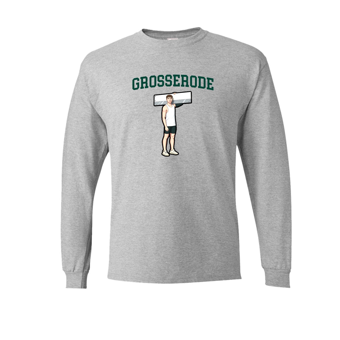 Long Sleeve Tee — Shirsey in Grey
