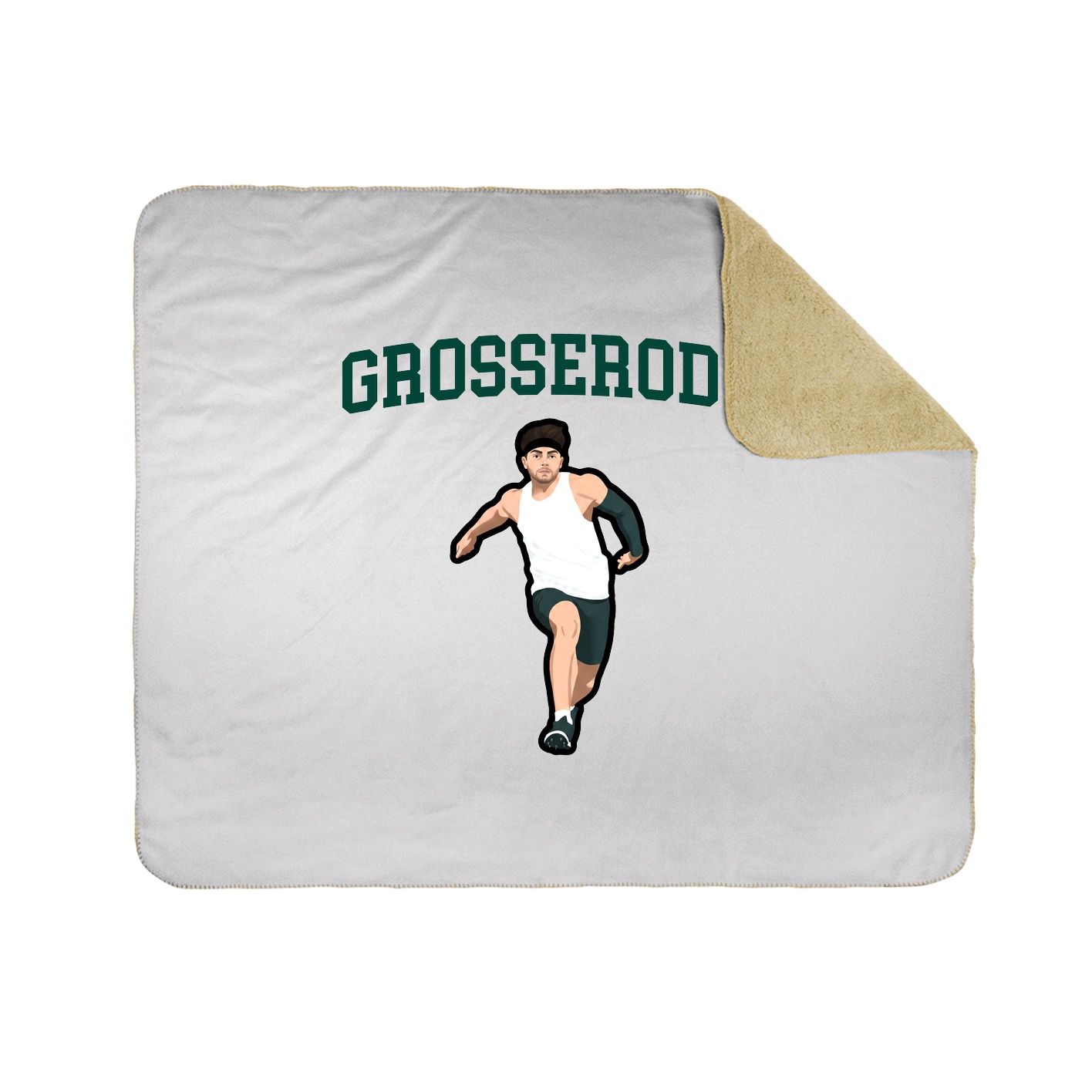 50x60 Sherpa Lined Throw Blanket