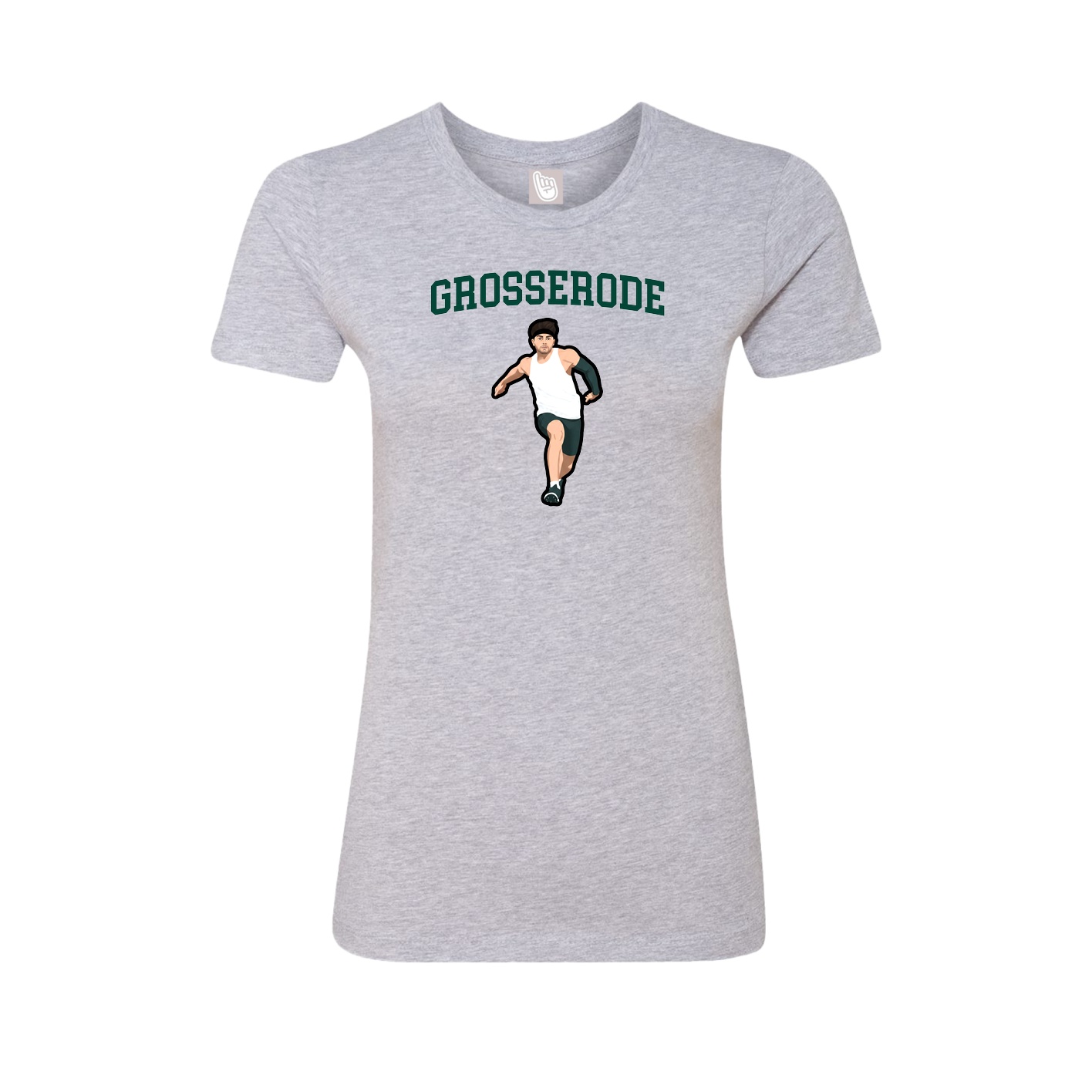 Fitted Women's Tee — Shirsey in Grey