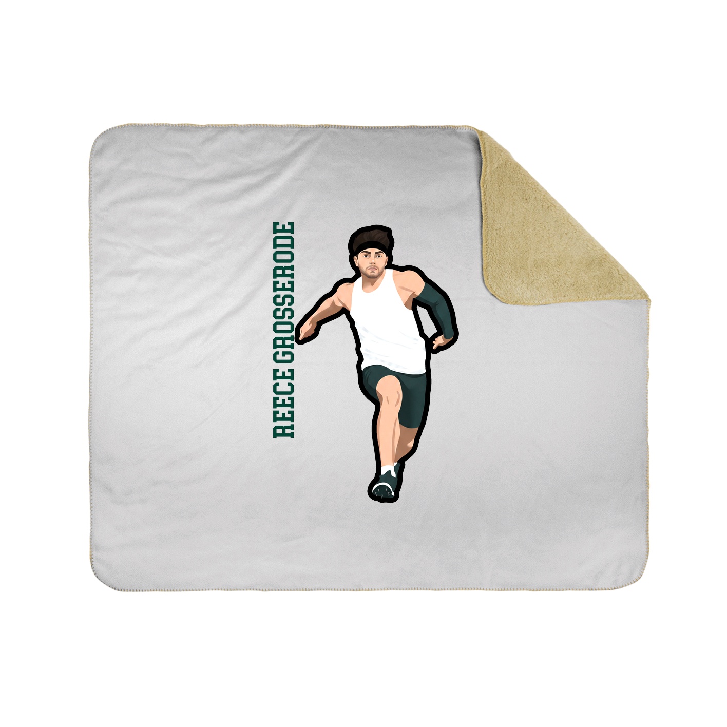 50x60 Sherpa Lined Throw Blanket