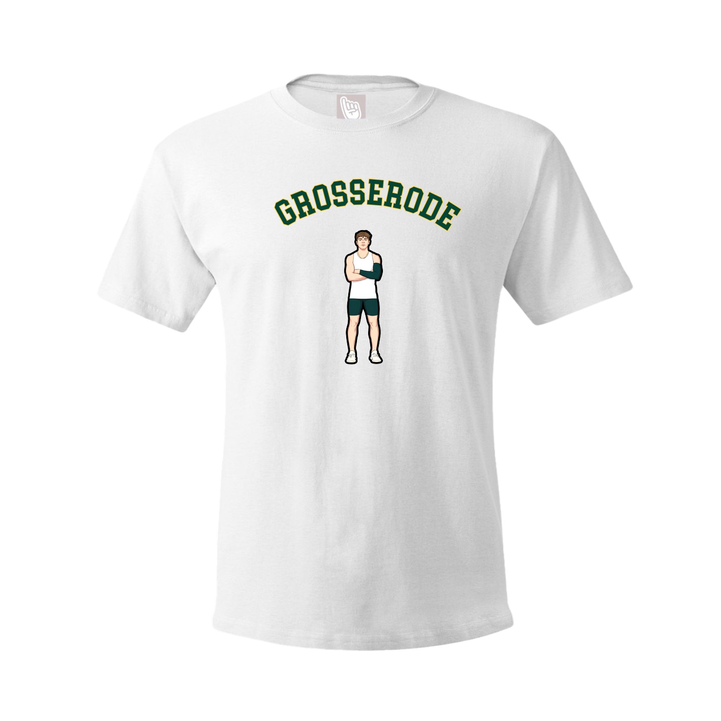 Youth Tee — Shirsey Arch in White