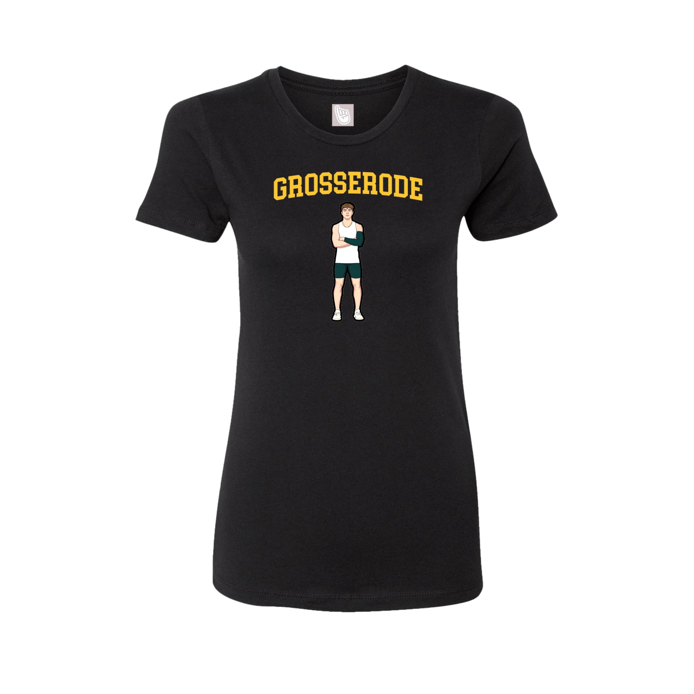 Fitted Women's Tee — Shirsey in Black