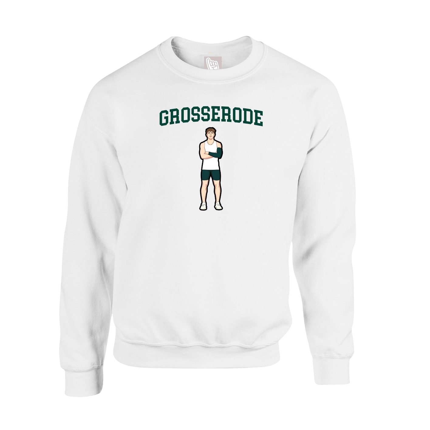 Fleece Crew — Shirsey in White