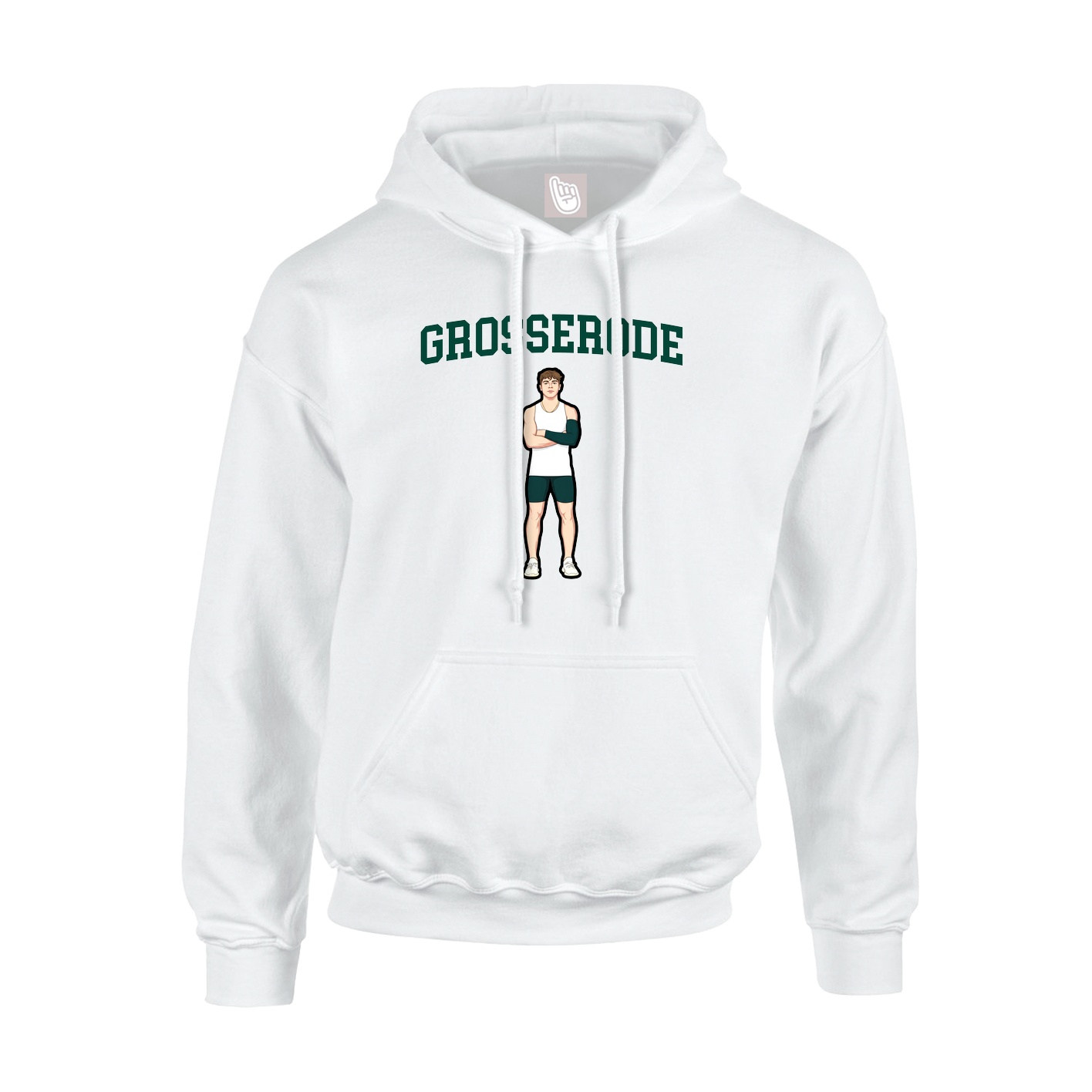 Youth Hoodie — Shirsey in White