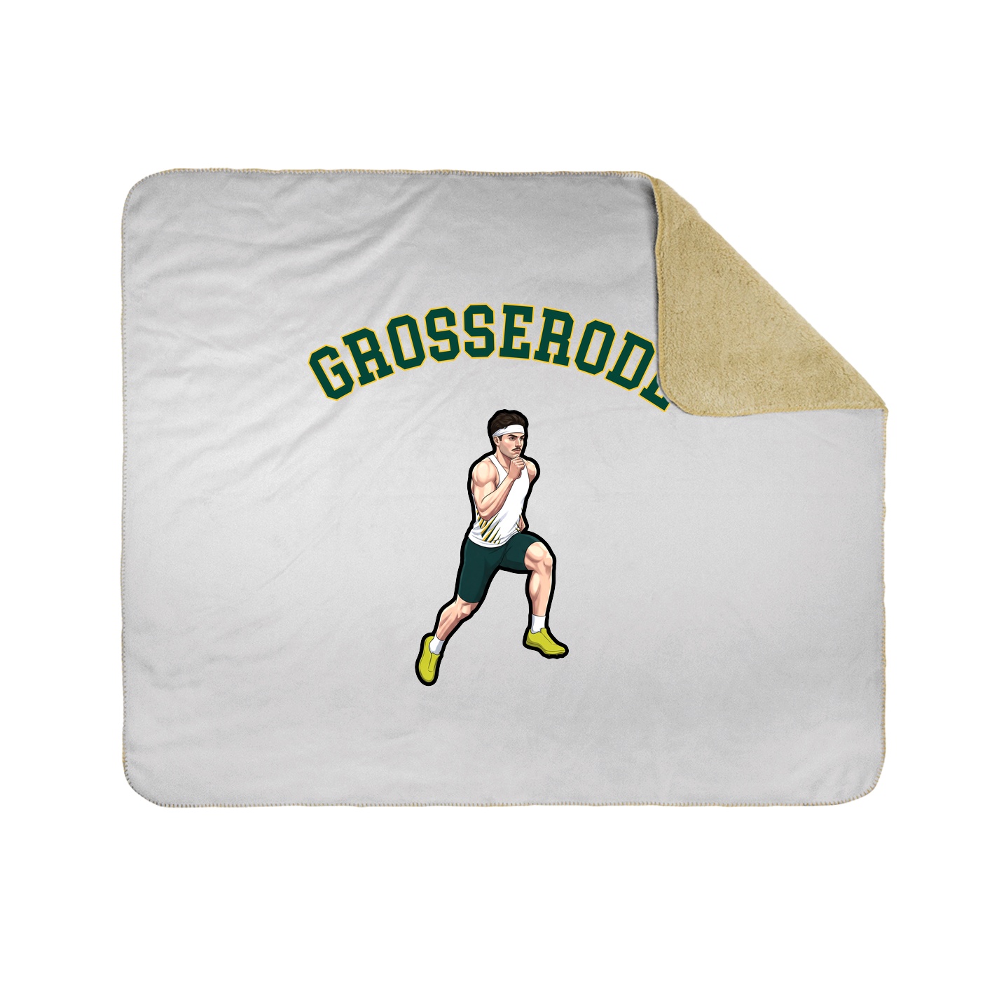 50x60 Sherpa Lined Throw Blanket