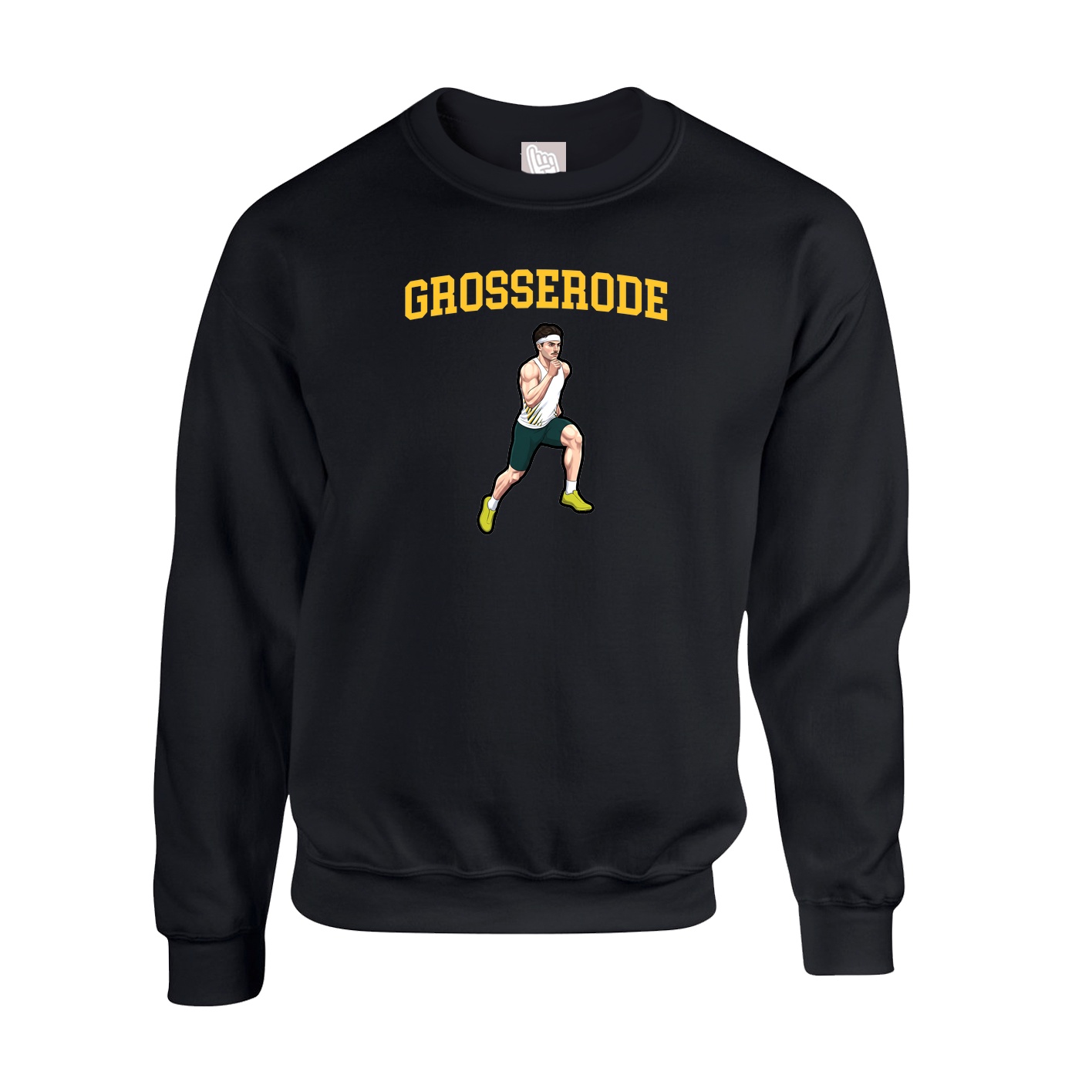 Fleece Crew — Shirsey in Black