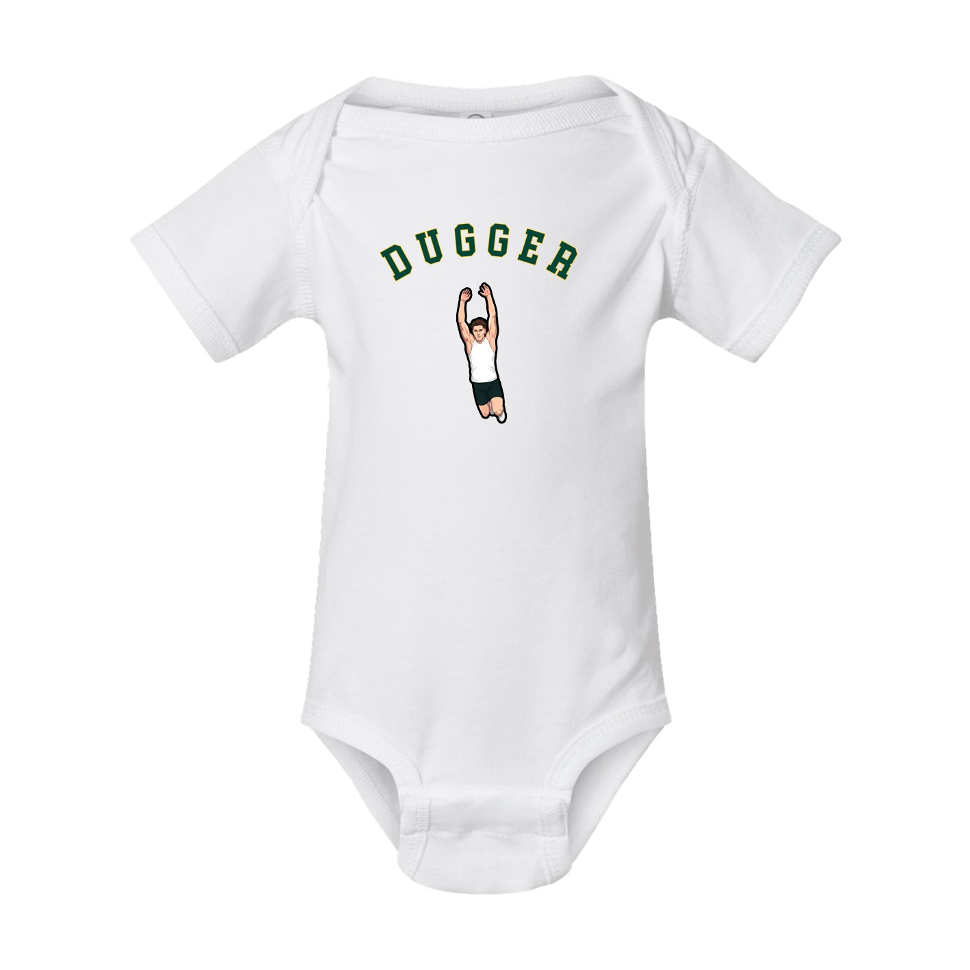 Baby Onesie — Shirsey Arch in White