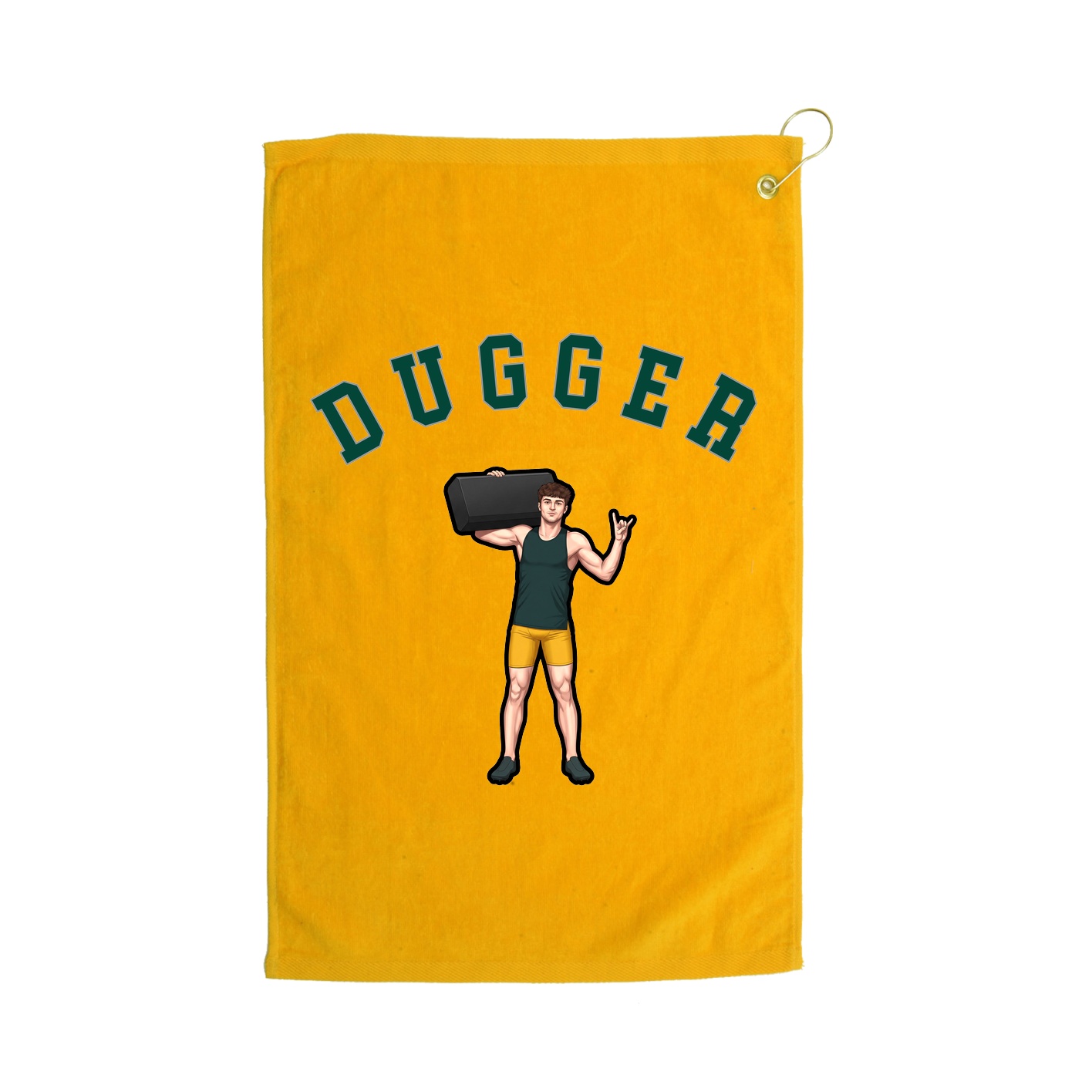 Golf Towel — Shirsey Arch in Gold
