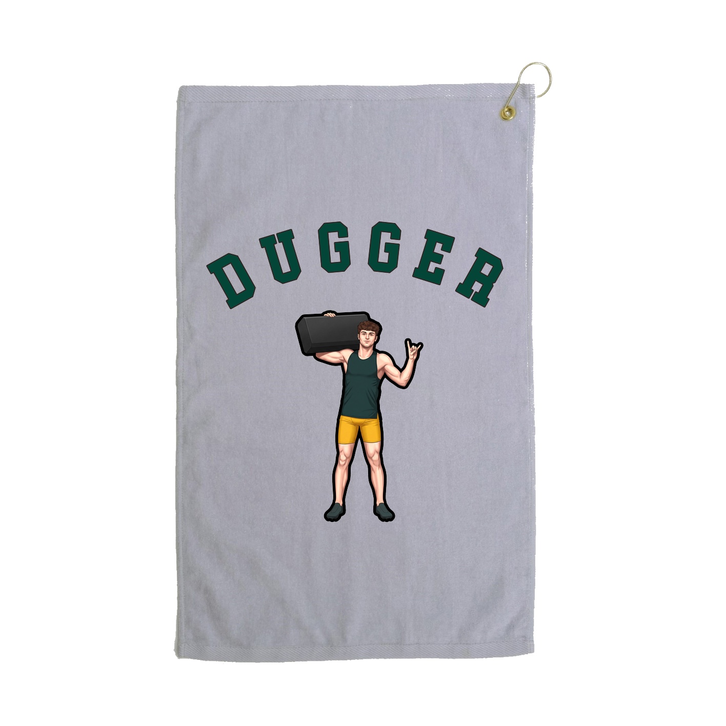 Golf Towel — Shirsey Arch in Grey