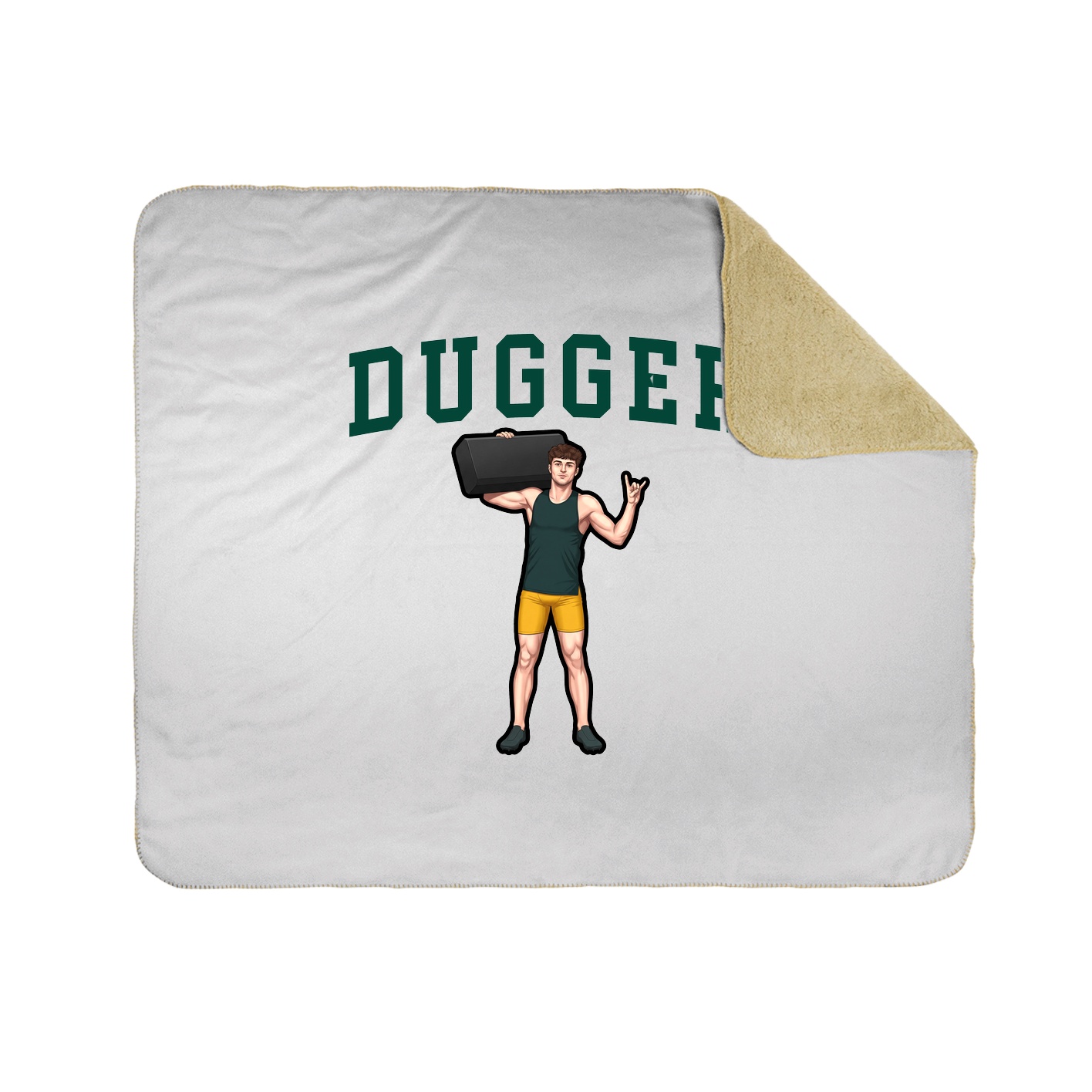 Throw Blanket — Shirsey in White