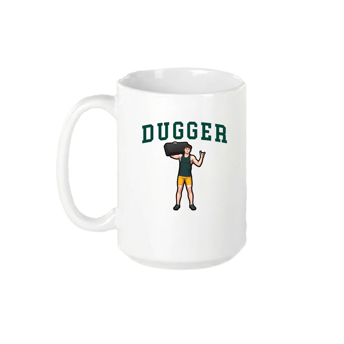 15oz Coffee Mug — Shirsey in White