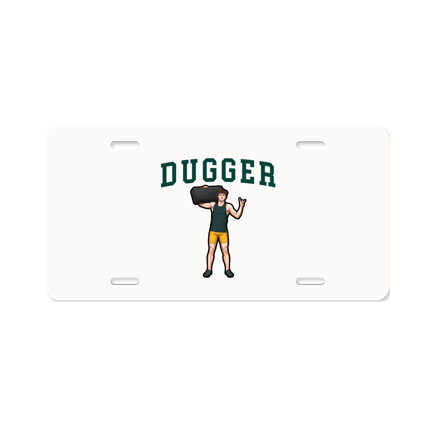 License Plate — Shirsey in Classic