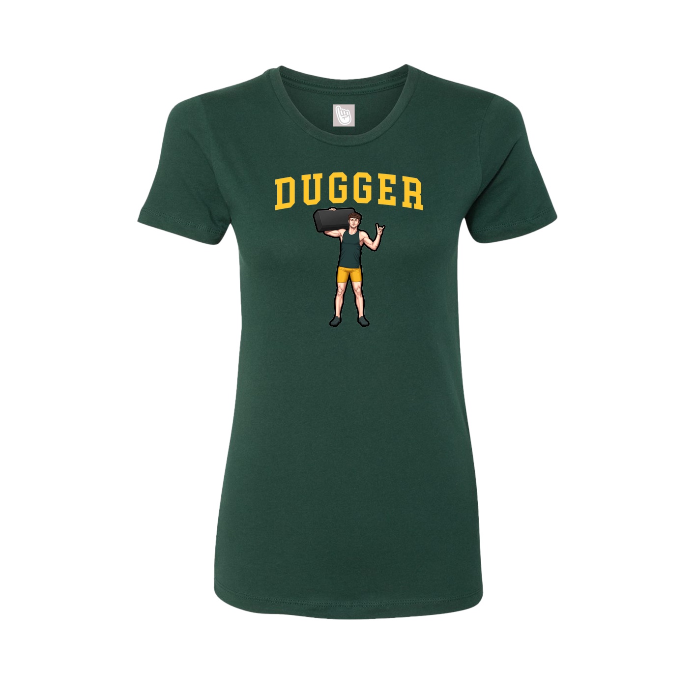 Fitted Women's Tee — Shirsey in Green