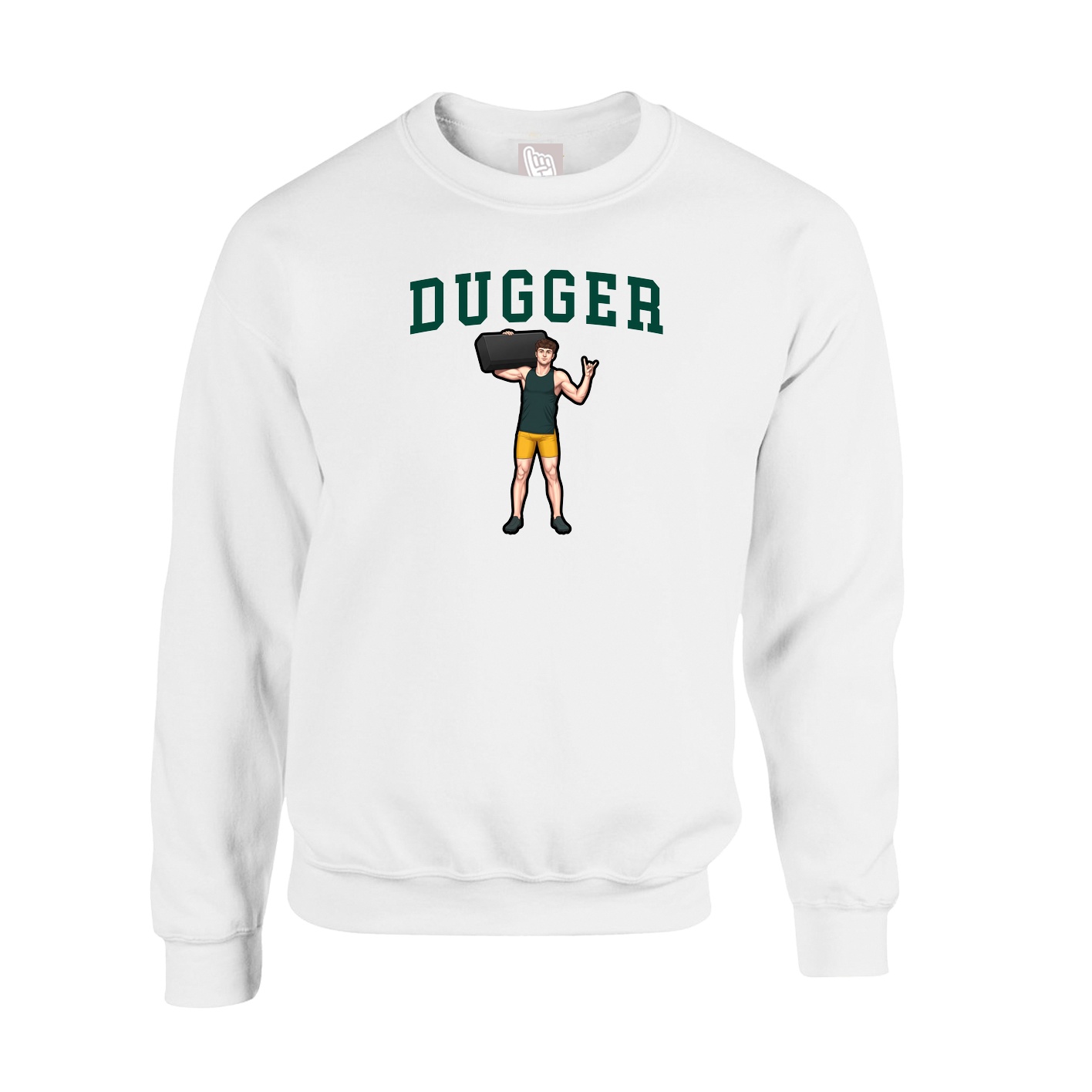 Fleece Crew — Shirsey in White