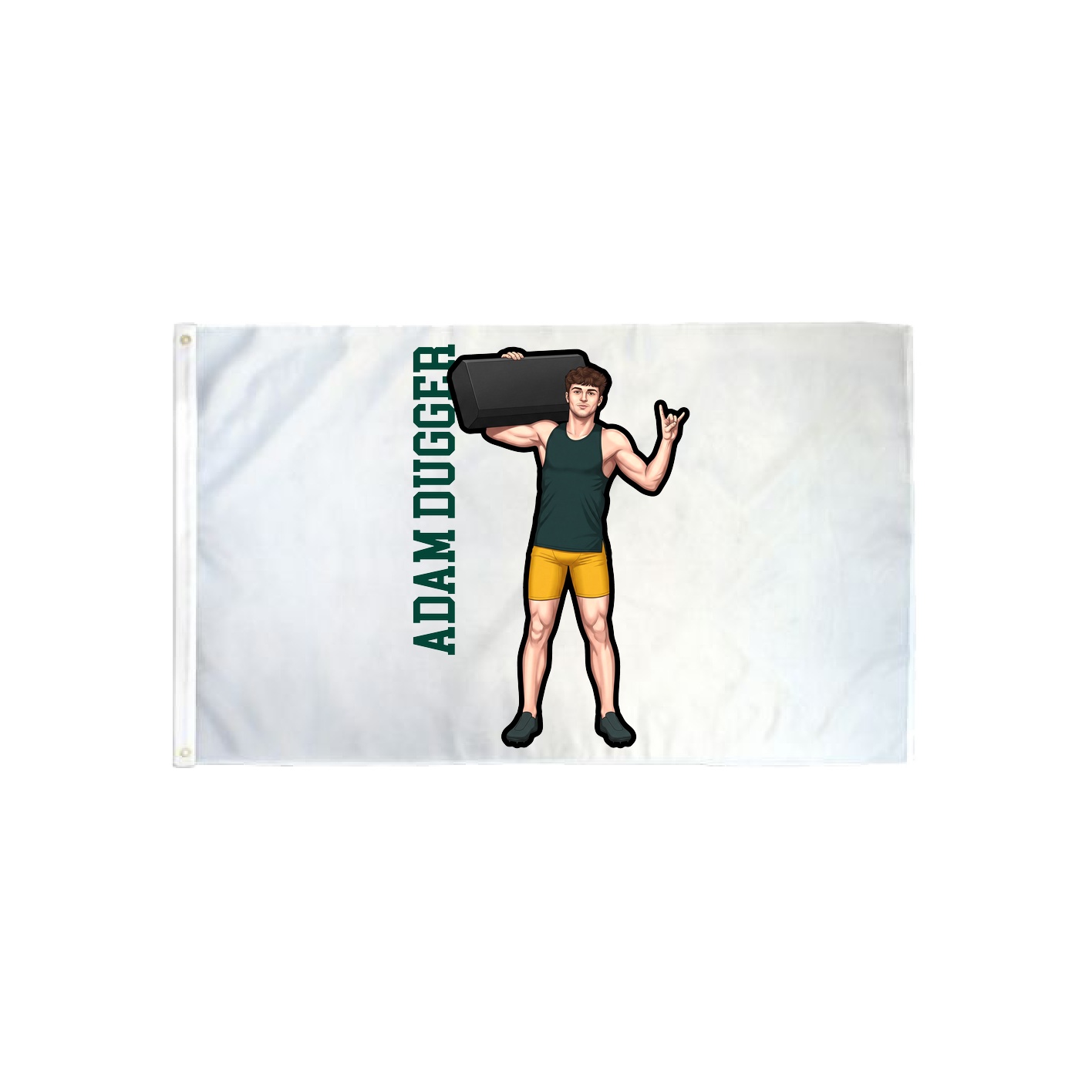 3x5 Flag — Name Vertical in Classic