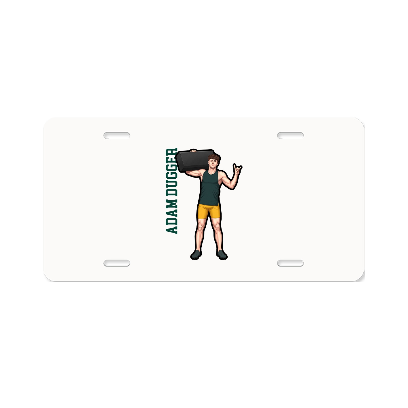 Aluminum License Plate
