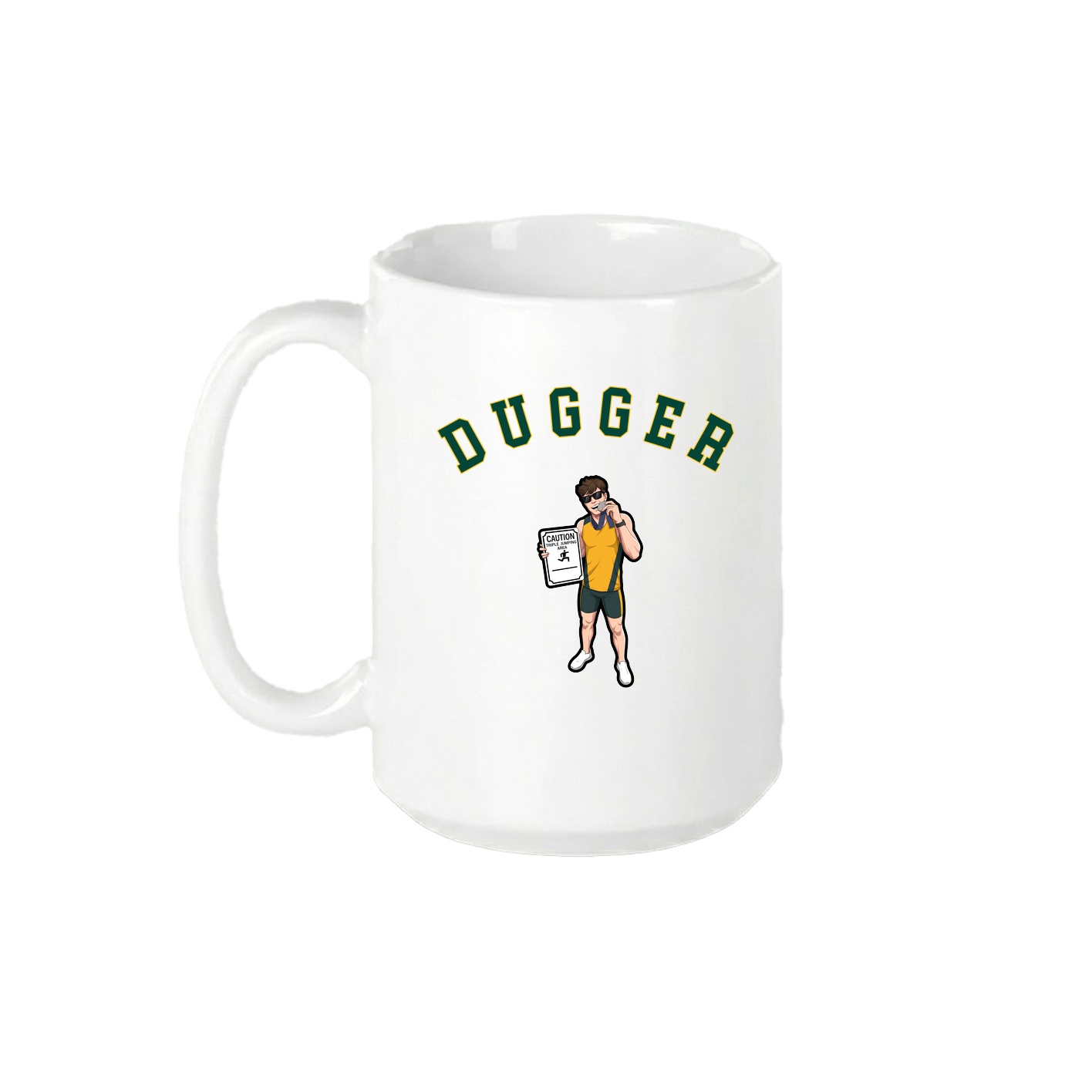 15oz Coffee Mug — Shirsey Arch in White