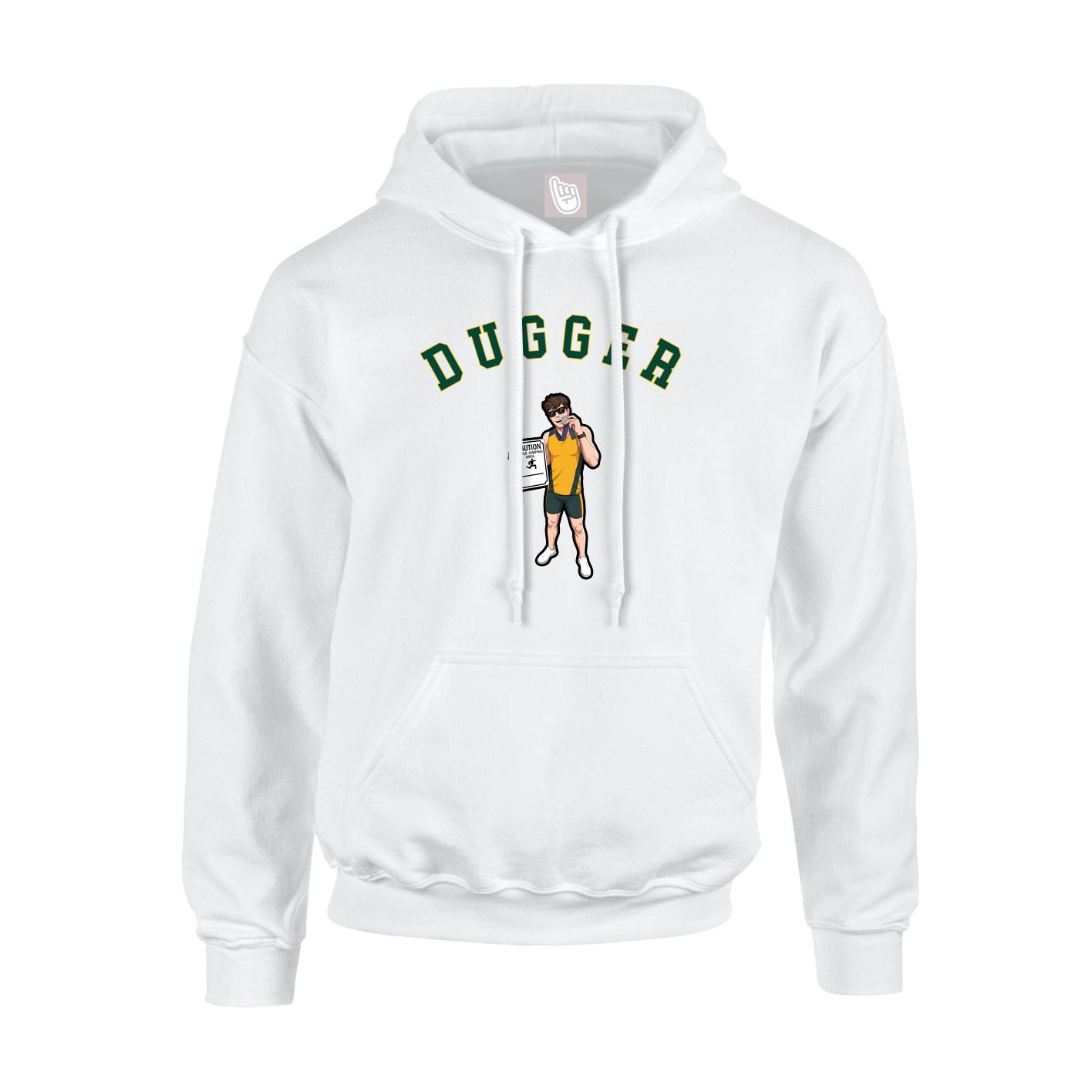 Hoodie — Shirsey Arch in White