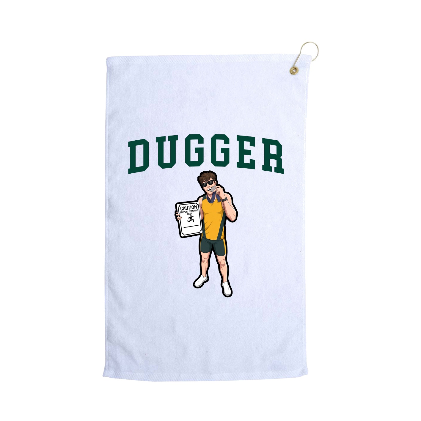 Golf Towel — Shirsey in White