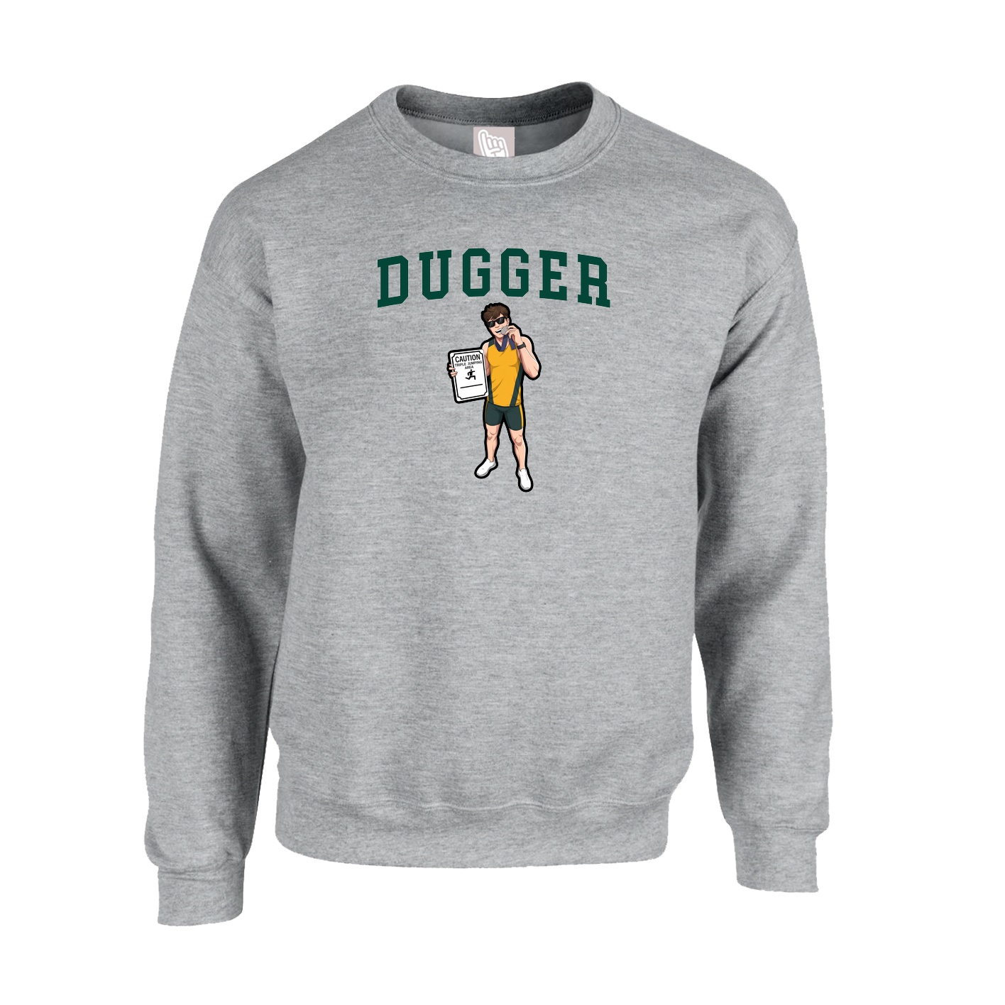 Fleece Crew — Shirsey in Grey