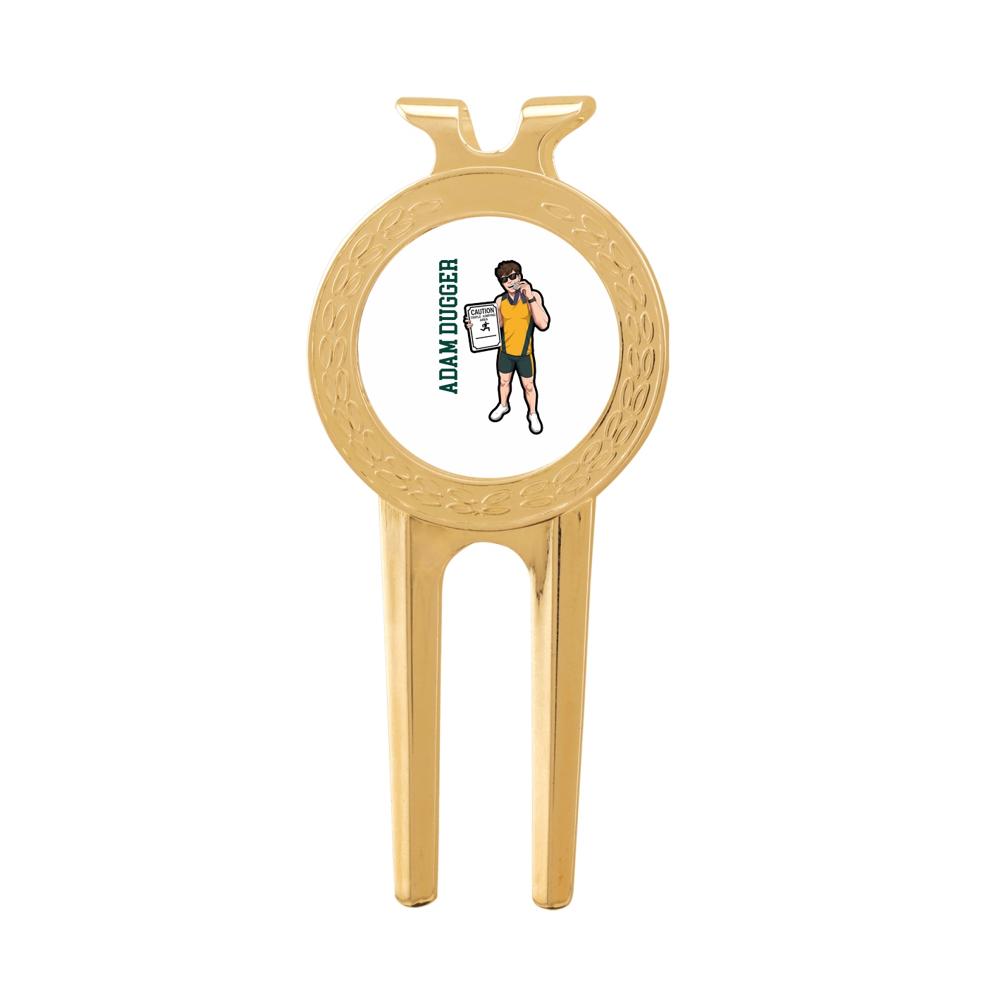 Divot Tool with Ball Marker — Name Vertical in Classic