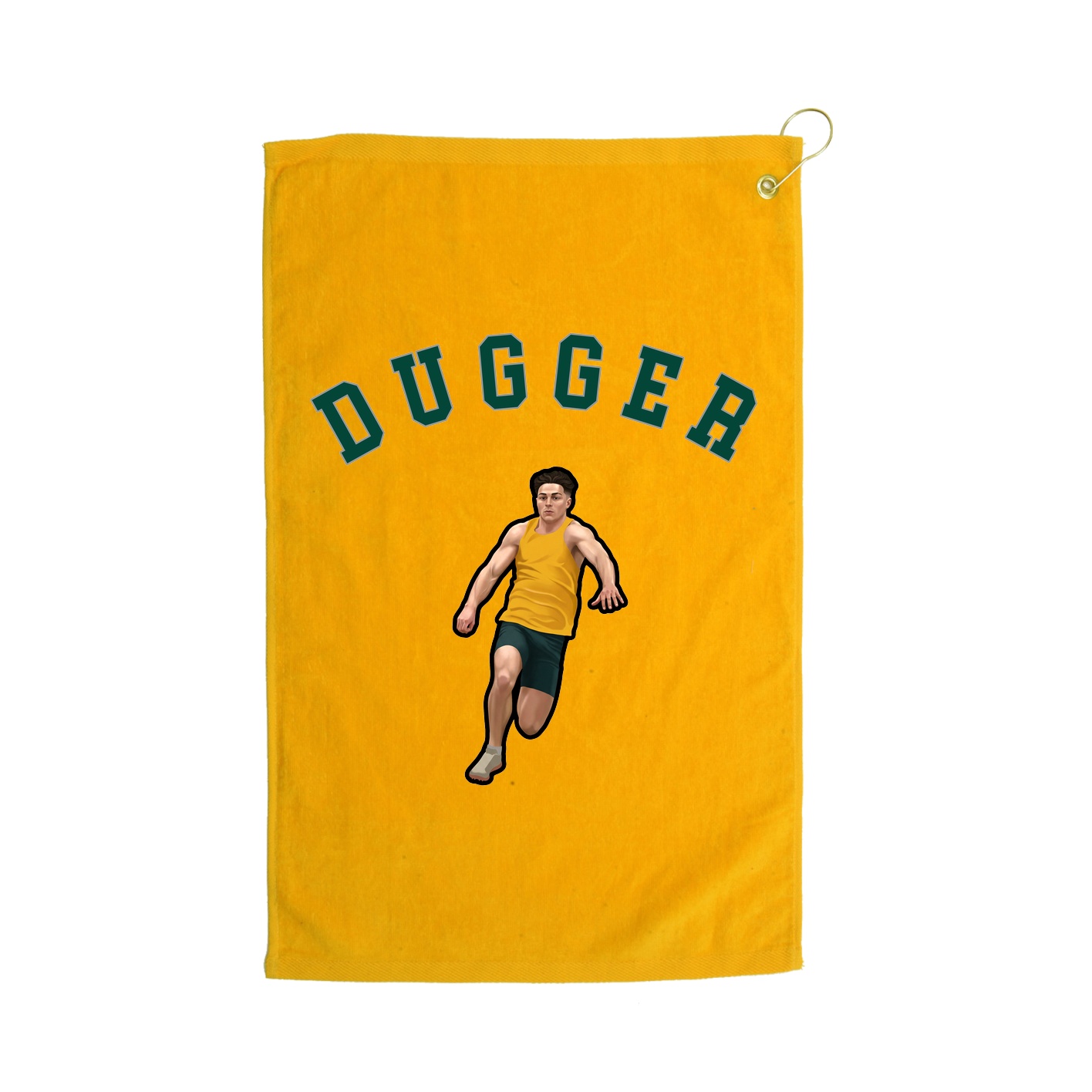 Golf Towel — Shirsey Arch in Gold