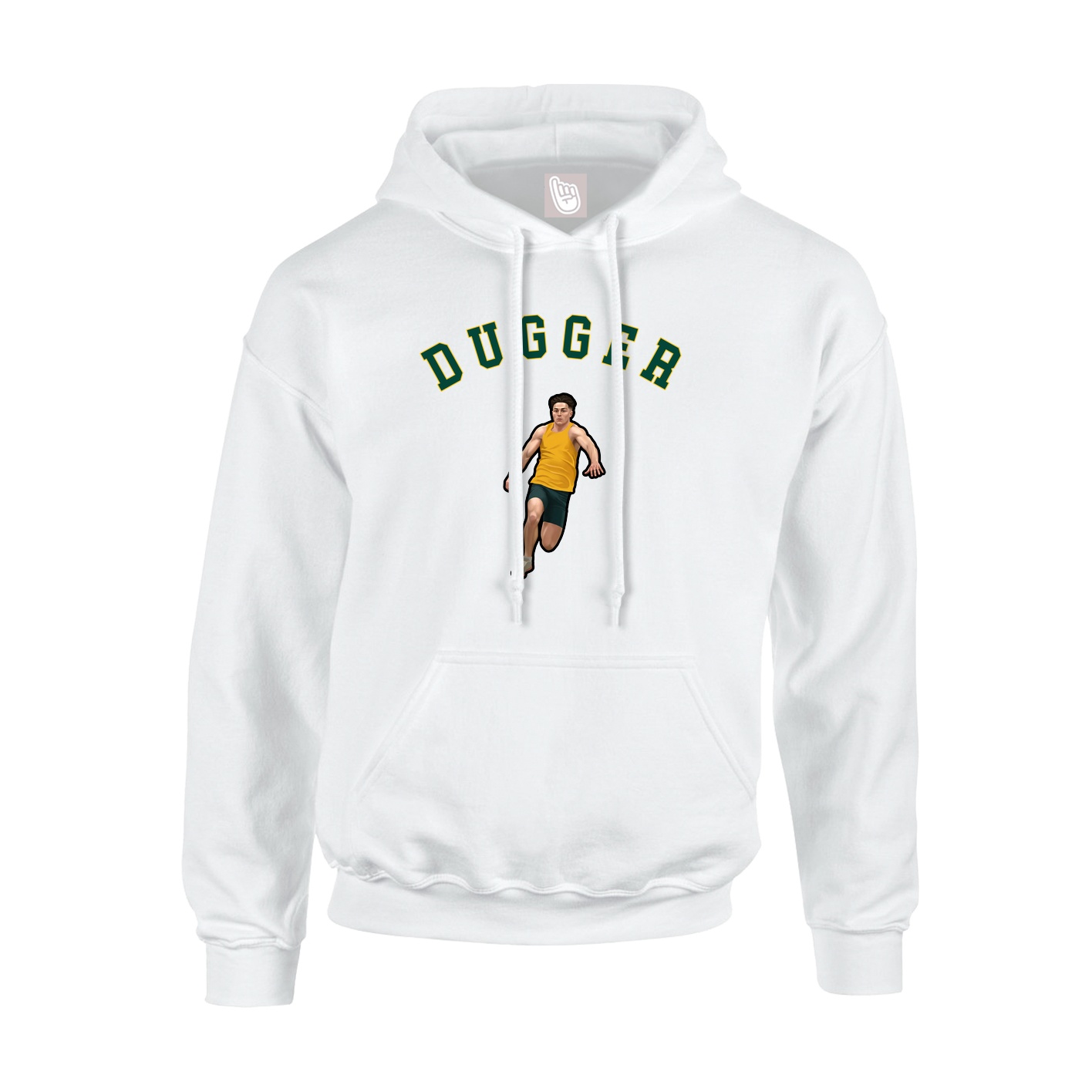 Youth Hoodie — Shirsey Arch in White