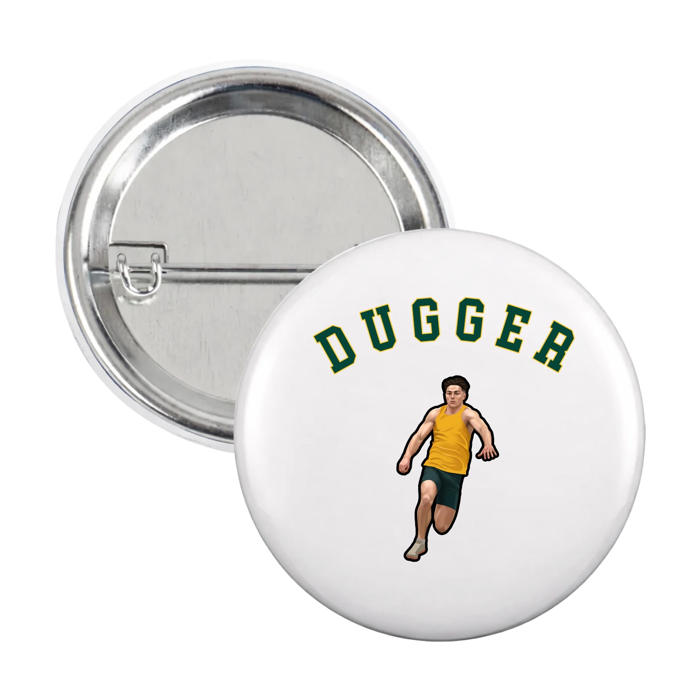 Game Day Button — Shirsey Arch in White