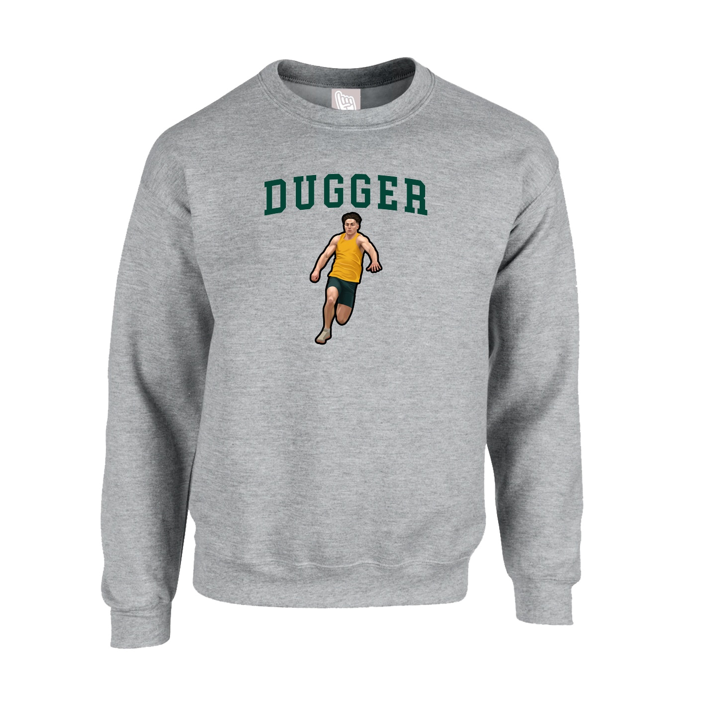 Fleece Crew — Shirsey in Grey