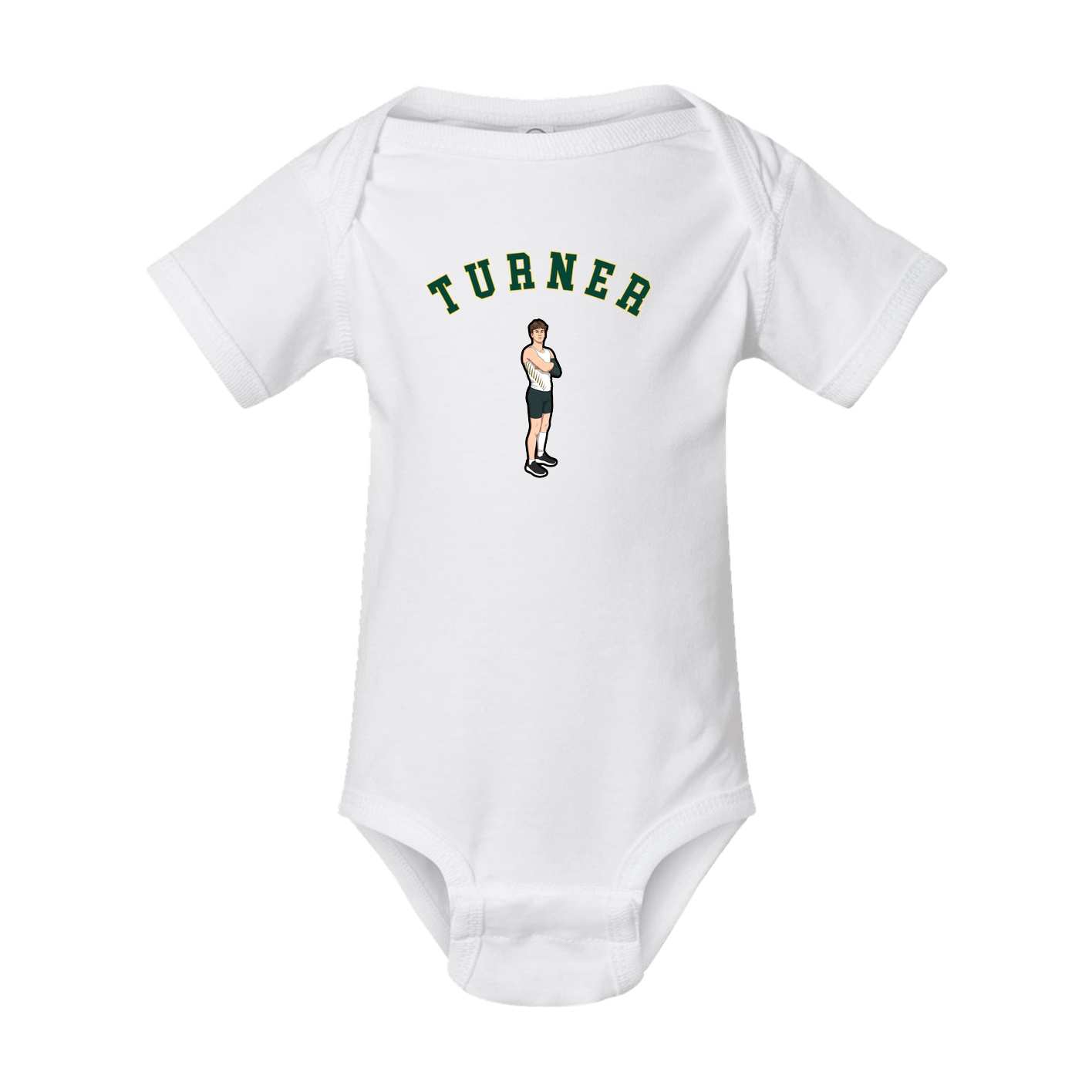 Baby Onesie — Shirsey Arch in White