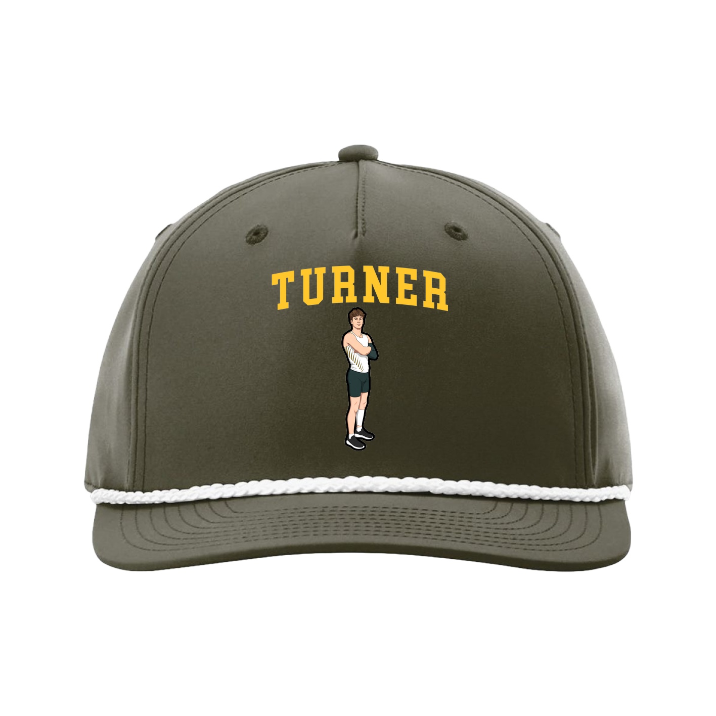 Five-Panel Classic Rope Cap — Shirsey in Green