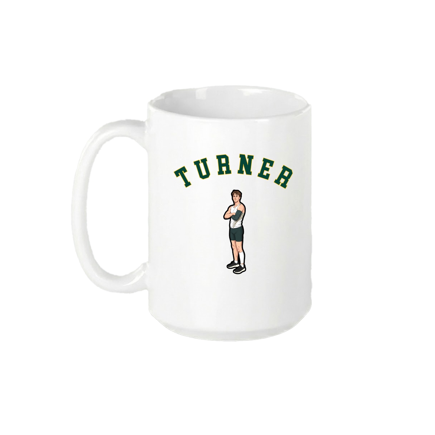 15oz Coffee Mug — Shirsey Arch in White