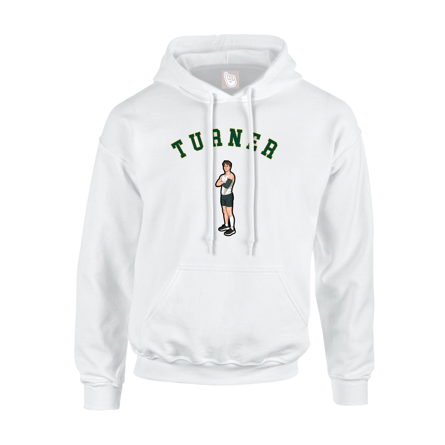 Hoodie — Shirsey Arch in White