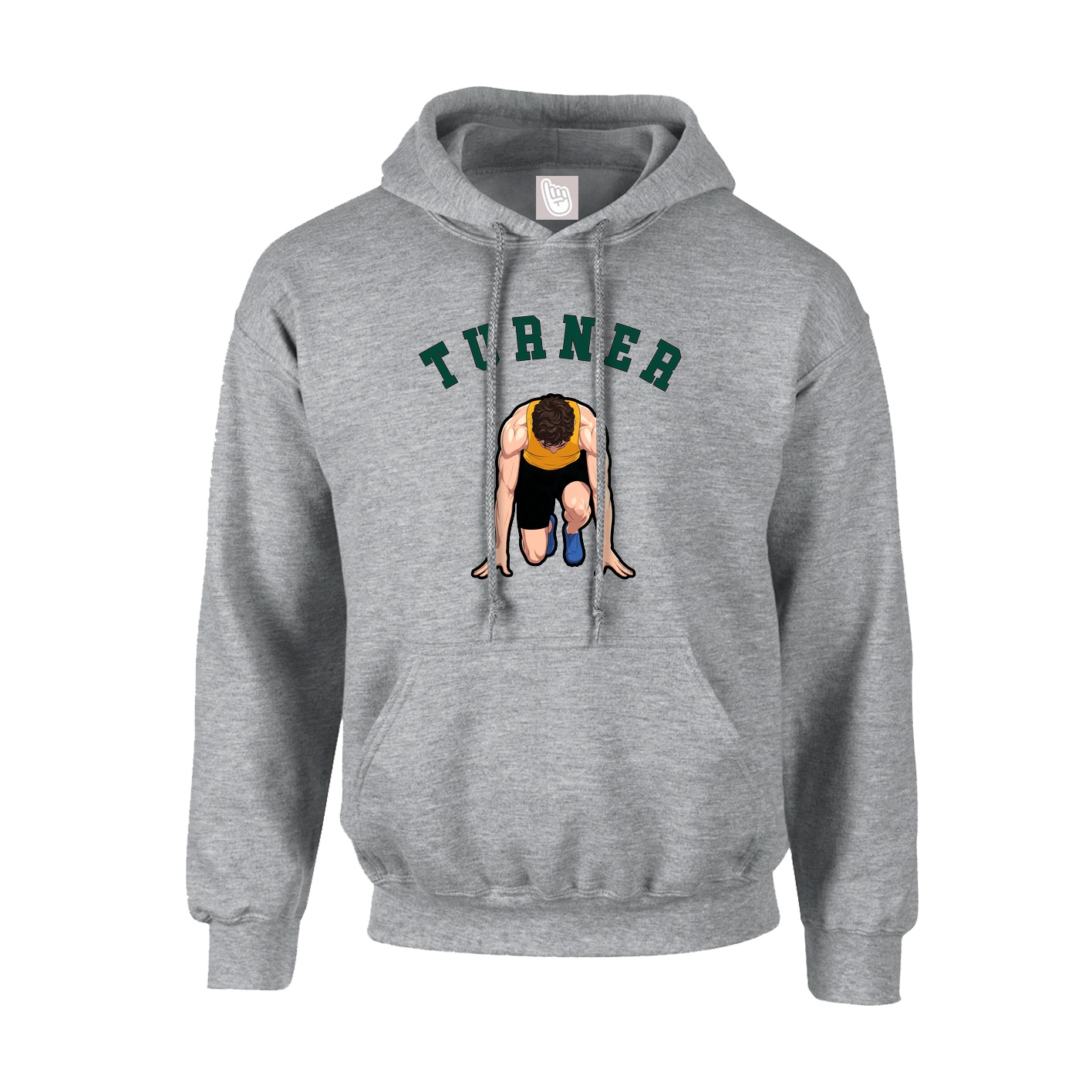 Youth Hoodie — Shirsey Arch in Grey