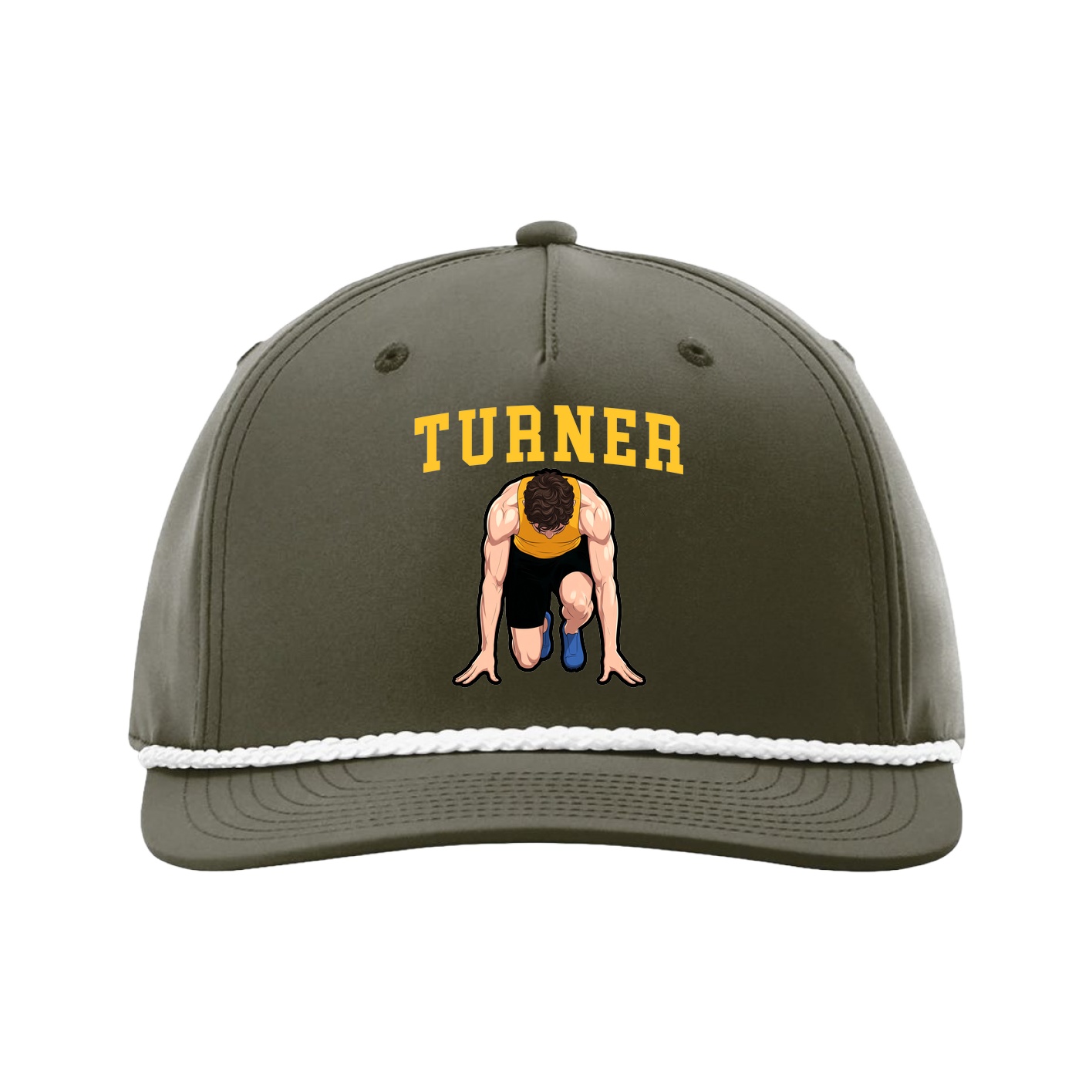Five-Panel Classic Rope Cap — Shirsey in Green