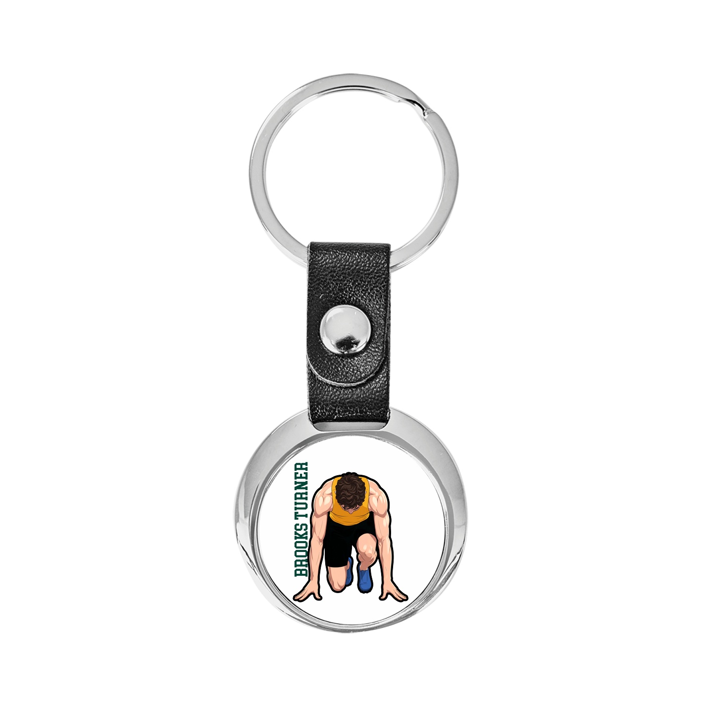 Key Chain — Name Vertical in Classic