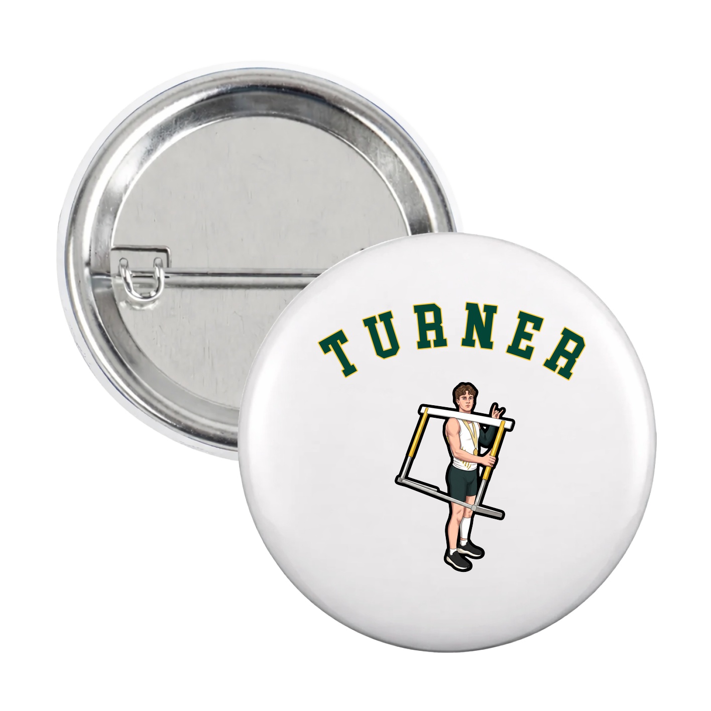 Game Day Button — Shirsey Arch in White