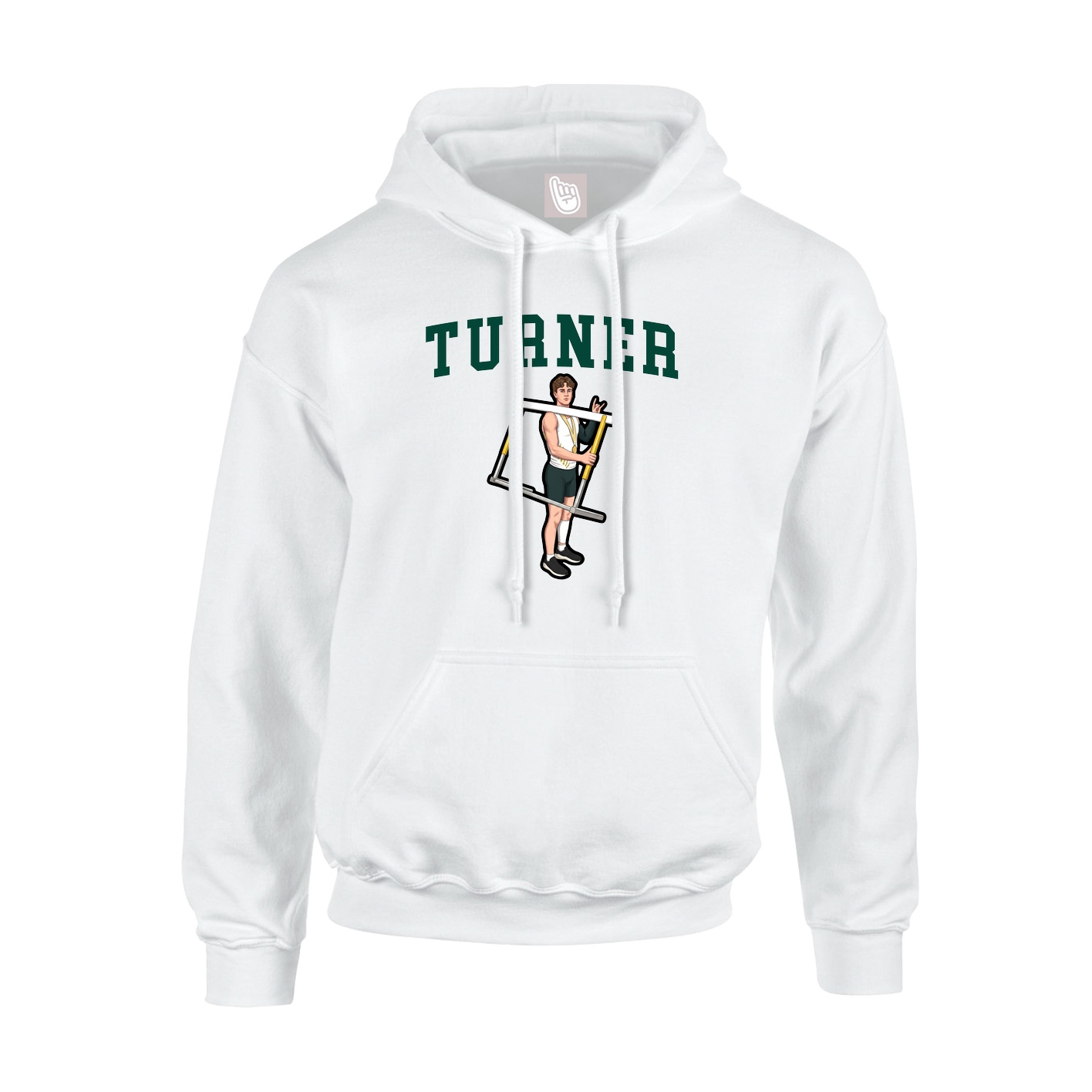 Hoodie — Shirsey in White