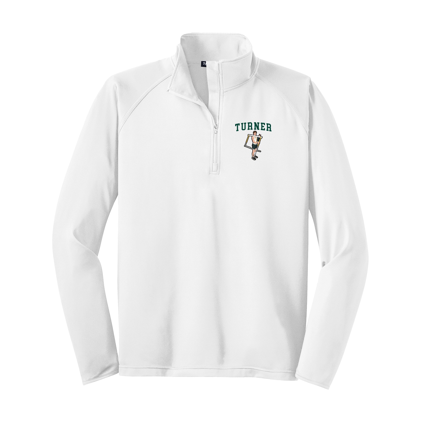 Q-Zip Pullover — Shirsey in White