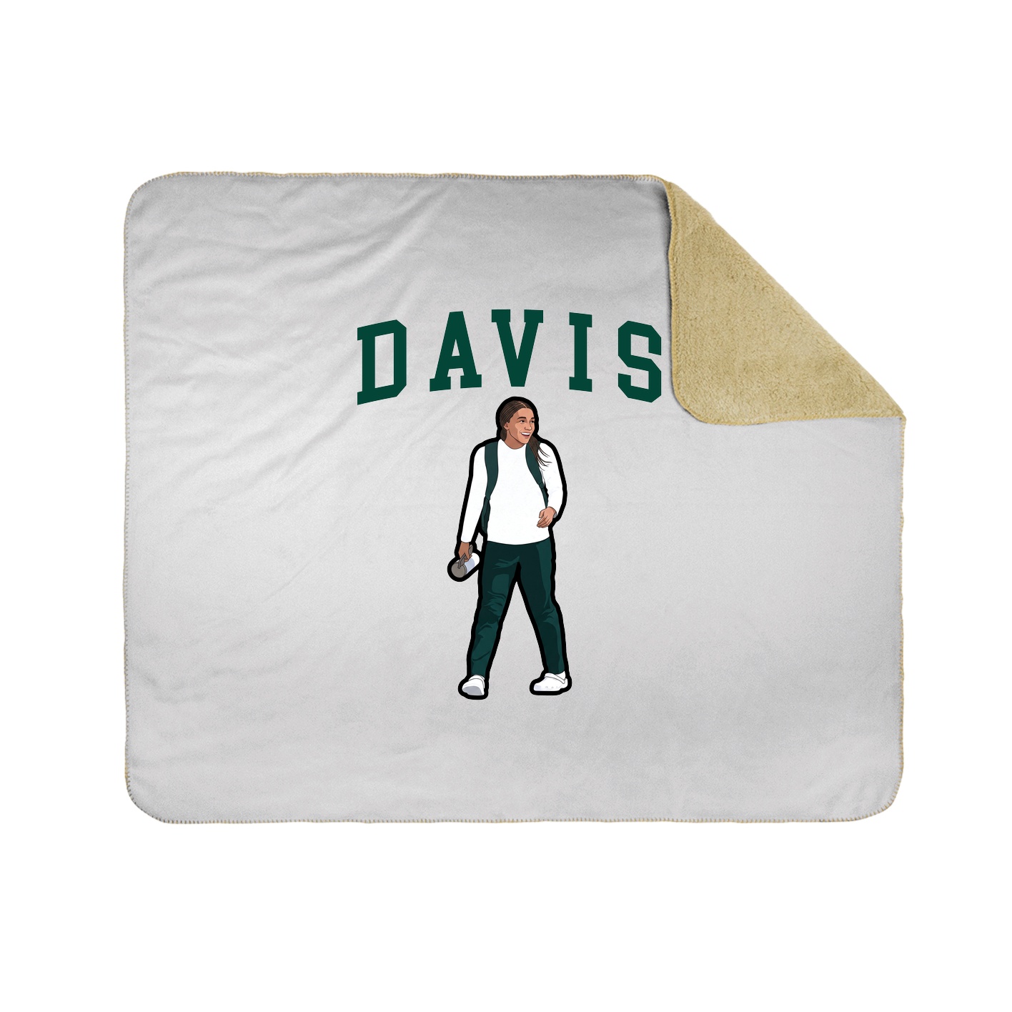 Throw Blanket — Shirsey in White