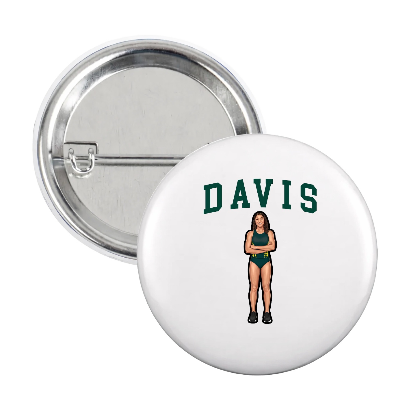 Game Day Button — Shirsey in White
