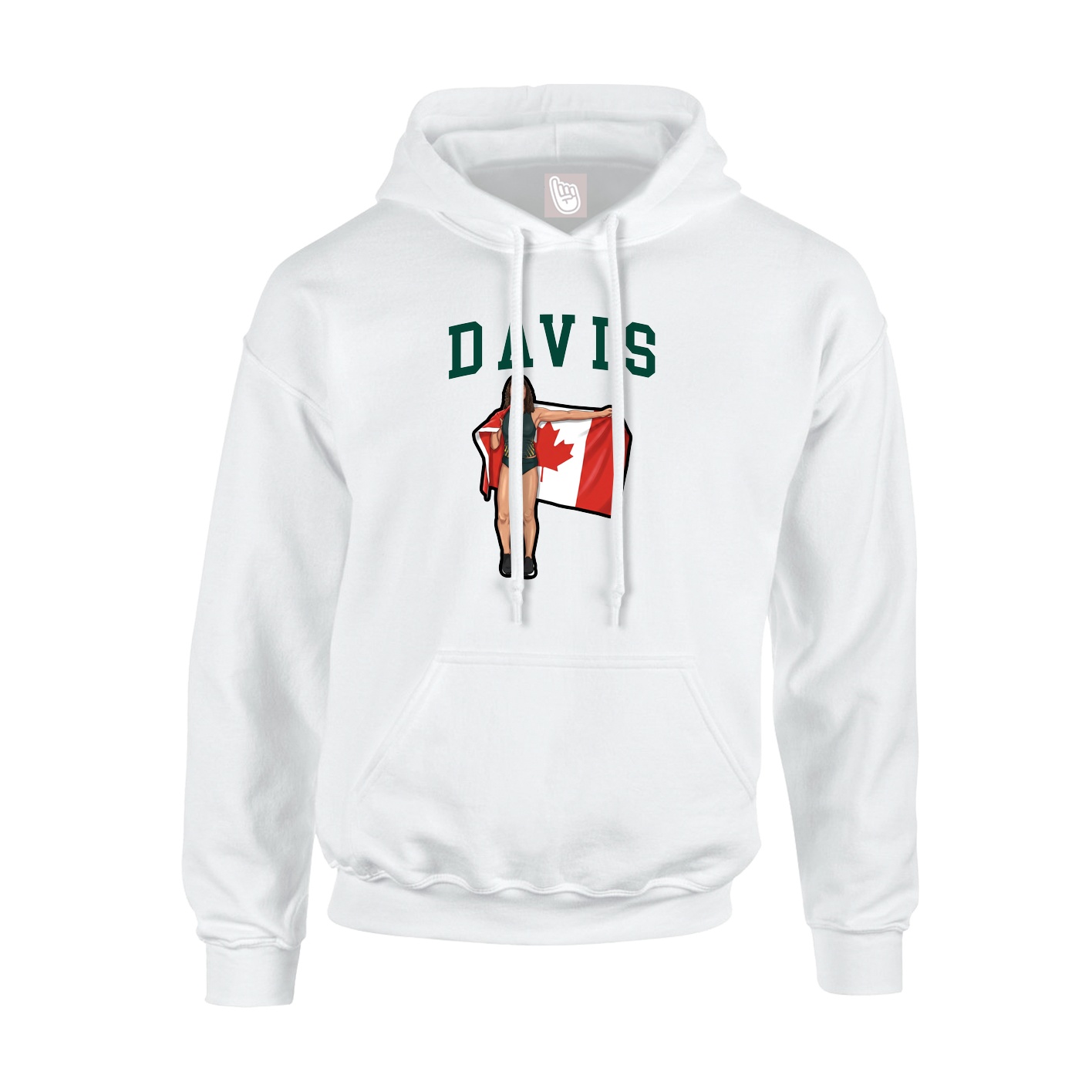Hoodie — Shirsey in White