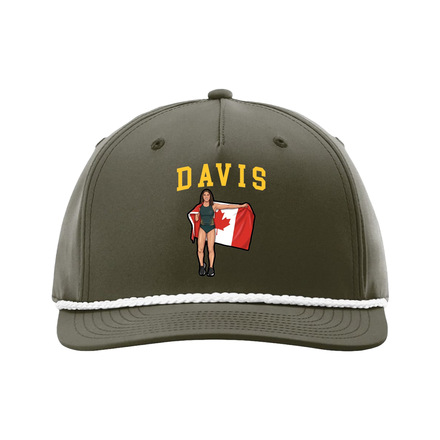 Five-Panel Classic Rope Cap — Shirsey in Green