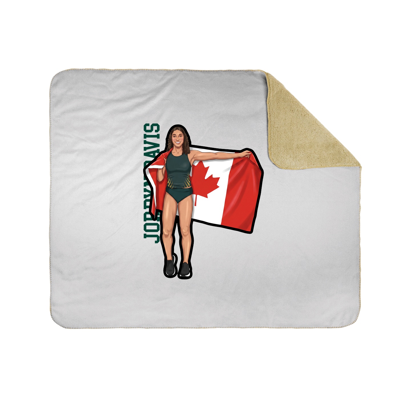 50x60 Sherpa Lined Throw Blanket
