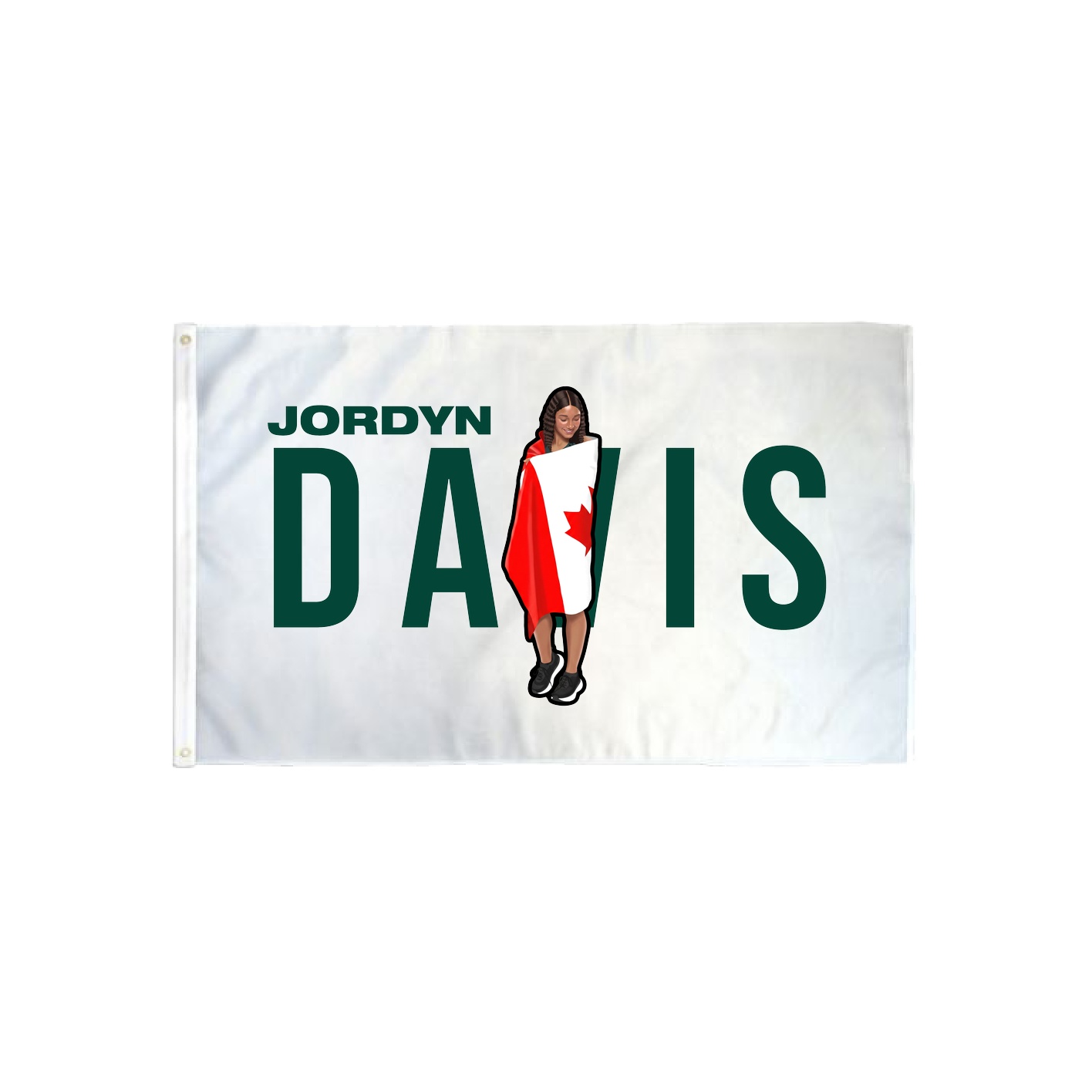 3x5 Flag — Player Name in Classic