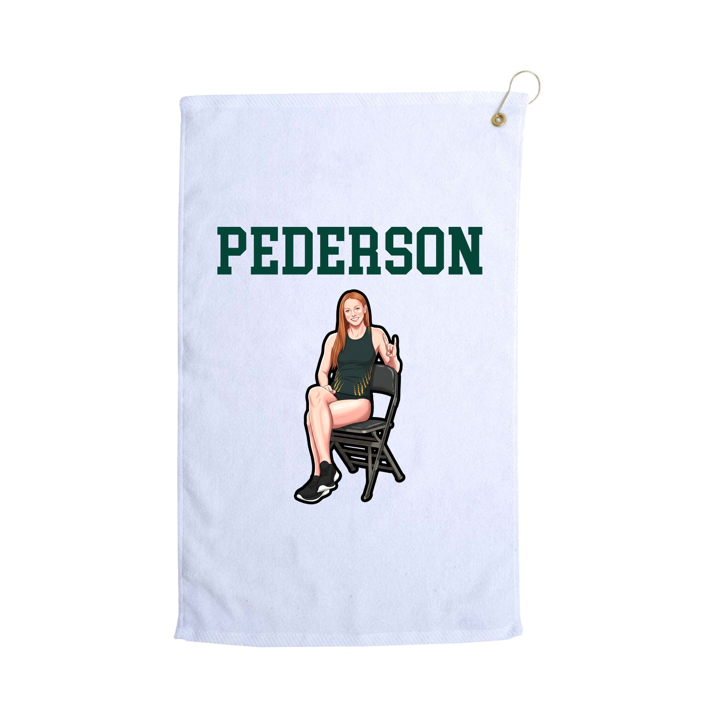 Golf Towel — Shirsey in White